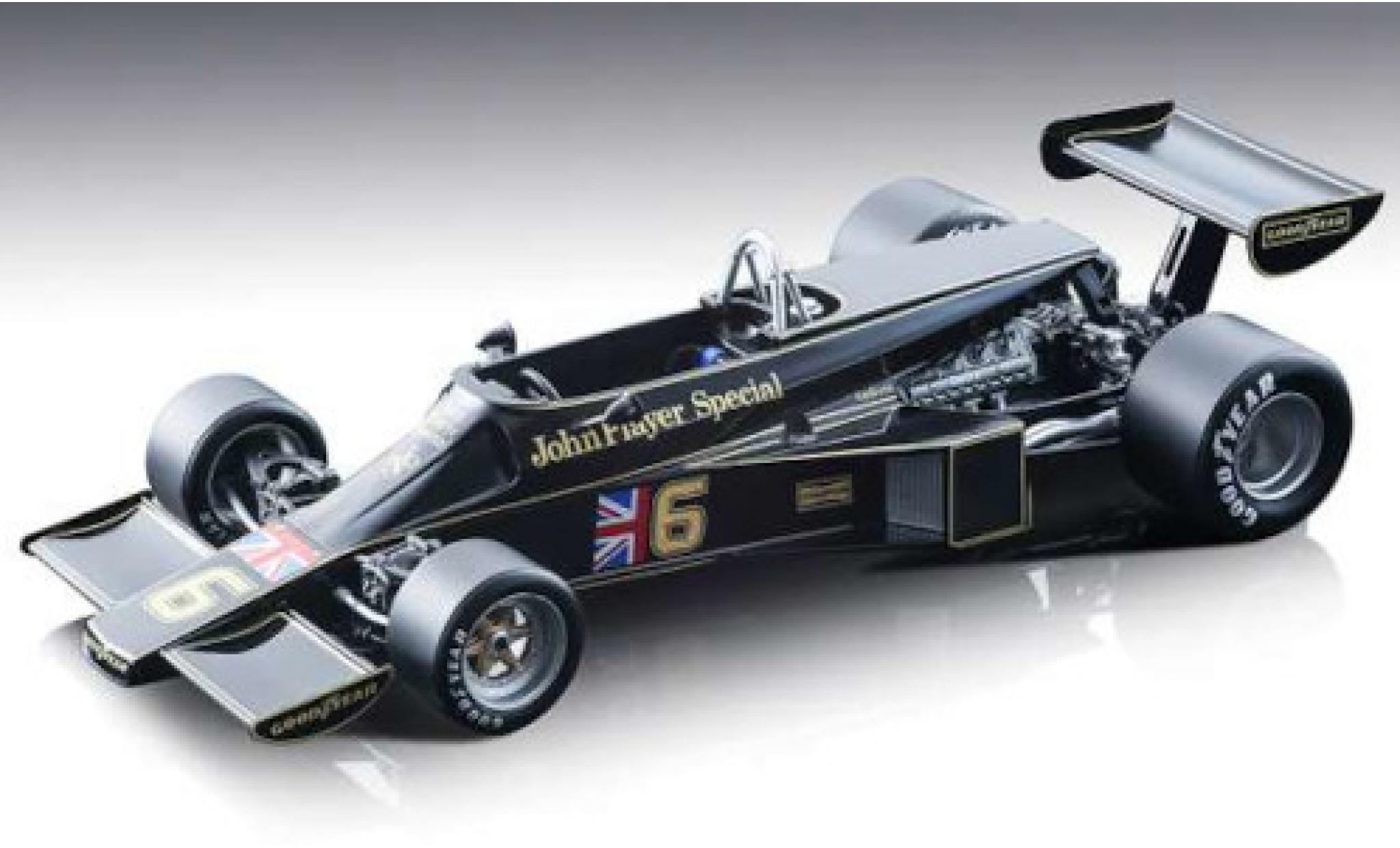 Lotus 77 1/18 Tecnomodel F1 No.6 John Player Team John Player Special Formel 1 GP Brasilien 1976 M.Andretti modellino in miniatura