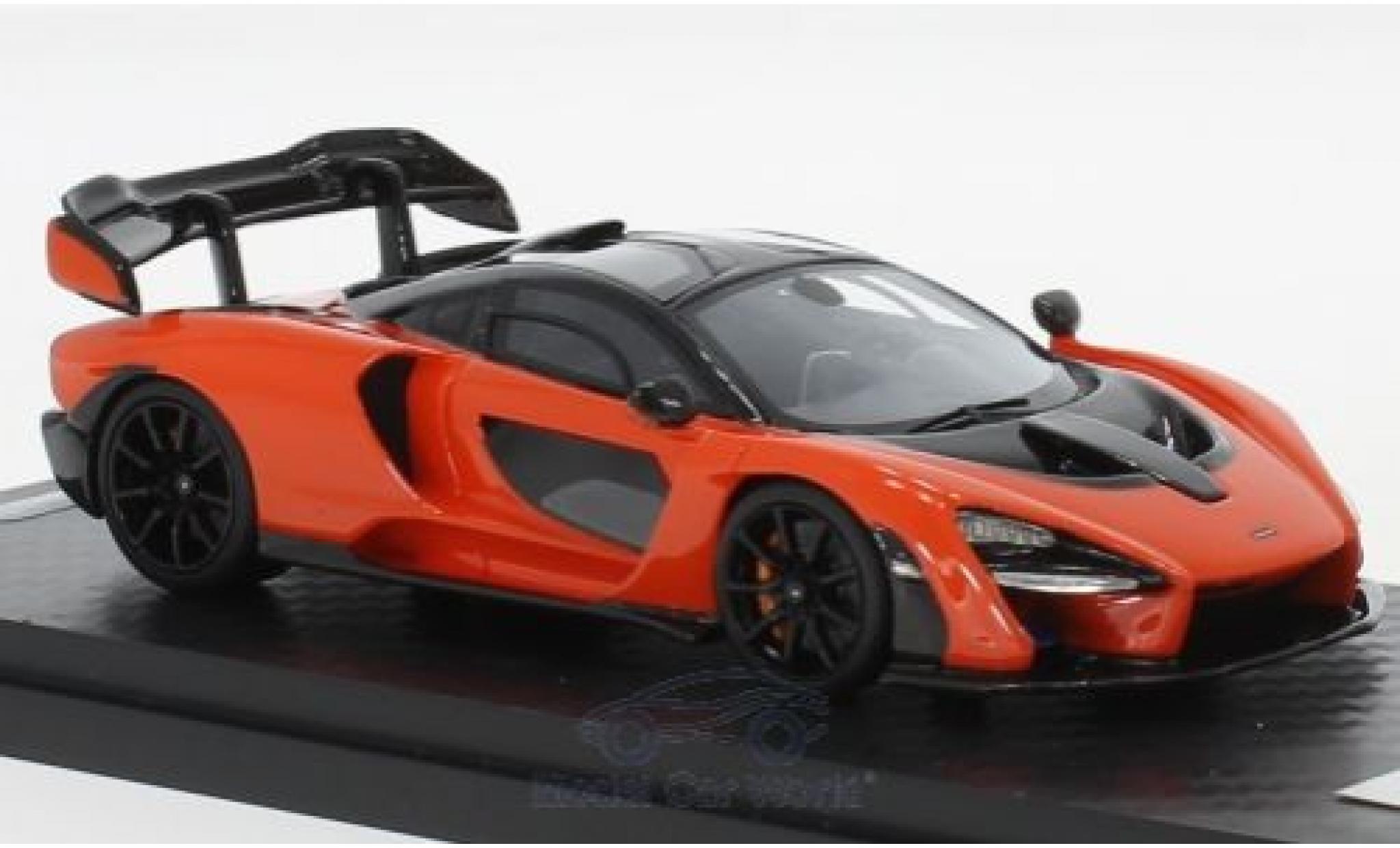 McLaren Senna 1/18 Tecnomodel orange 2018 modellino in miniatura