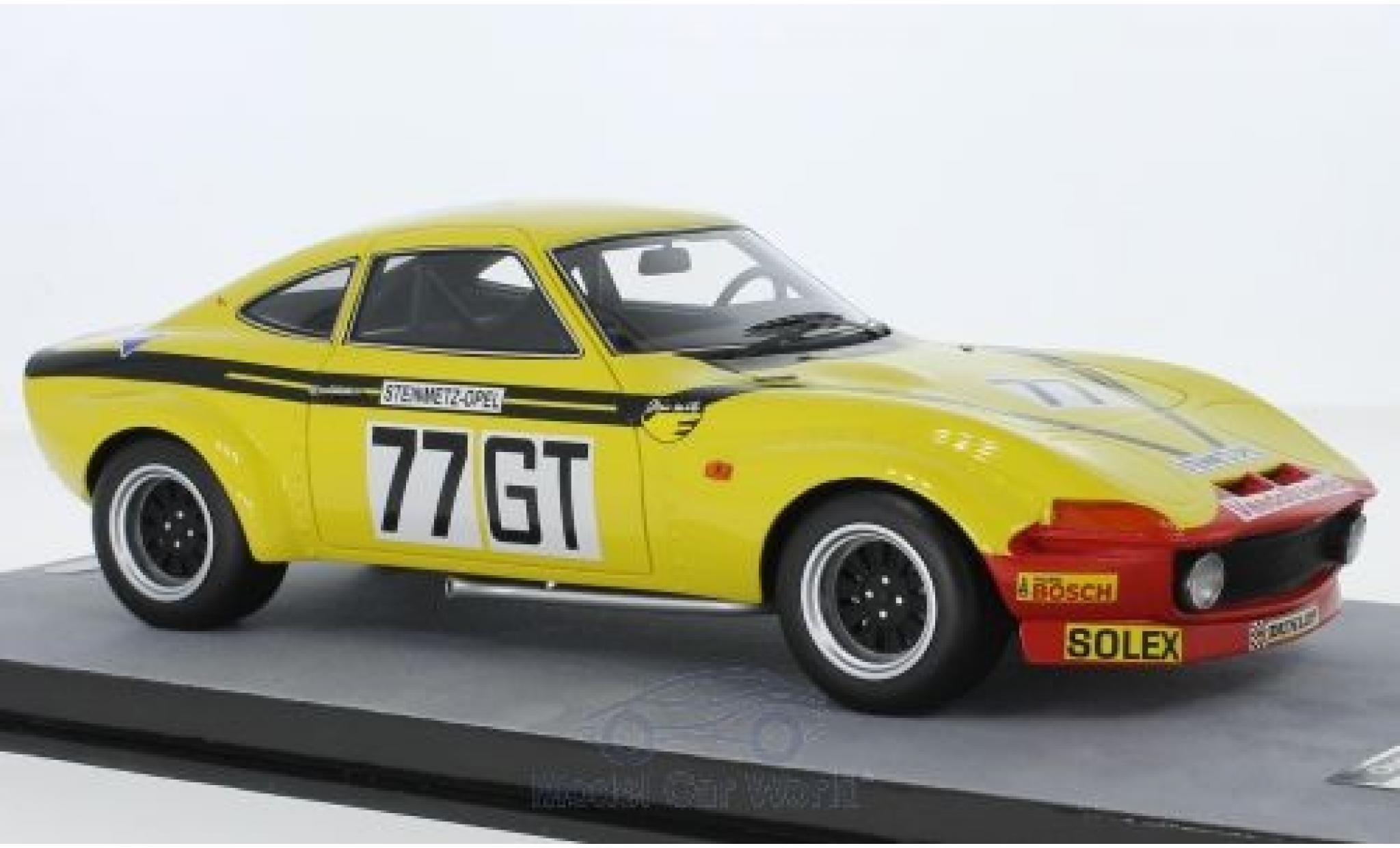 Opel GT 1/18 Tecnomodel 1900 No.77 1000 Km Nürburgring 1972 W.Christmann/J.Ragnotti modellino in miniatura