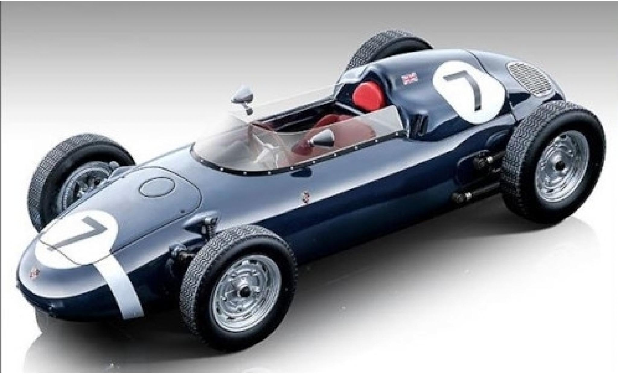 Porsche 718 1/18 Tecnomodel F2 No.7 Team Rob Walker BARC Aintree 1960 S.Moss modellino in miniatura