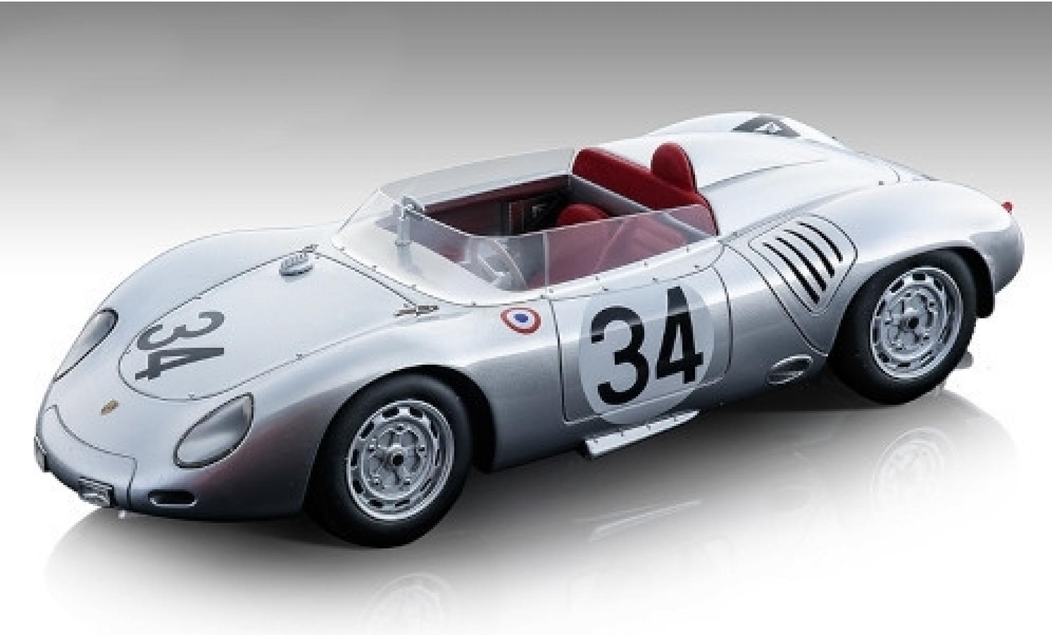 Porsche 718 1/18 Tecnomodel RSK No.34 KG 24h Le Mans 1959 E.Barth/W.Seidel modellino in miniatura