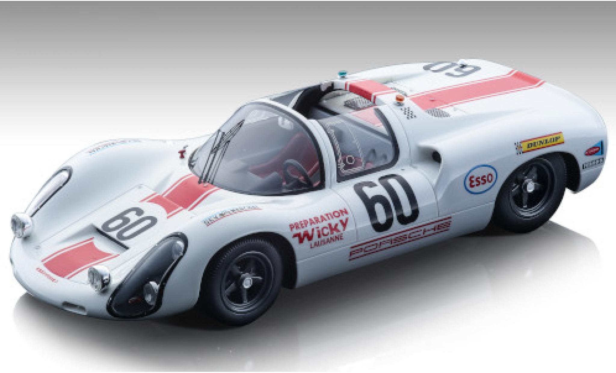 Porsche 910 1/18 Tecnomodel No.60 24h Le Mans 1969 J.de Mortemart/J.Mesange modellino in miniatura