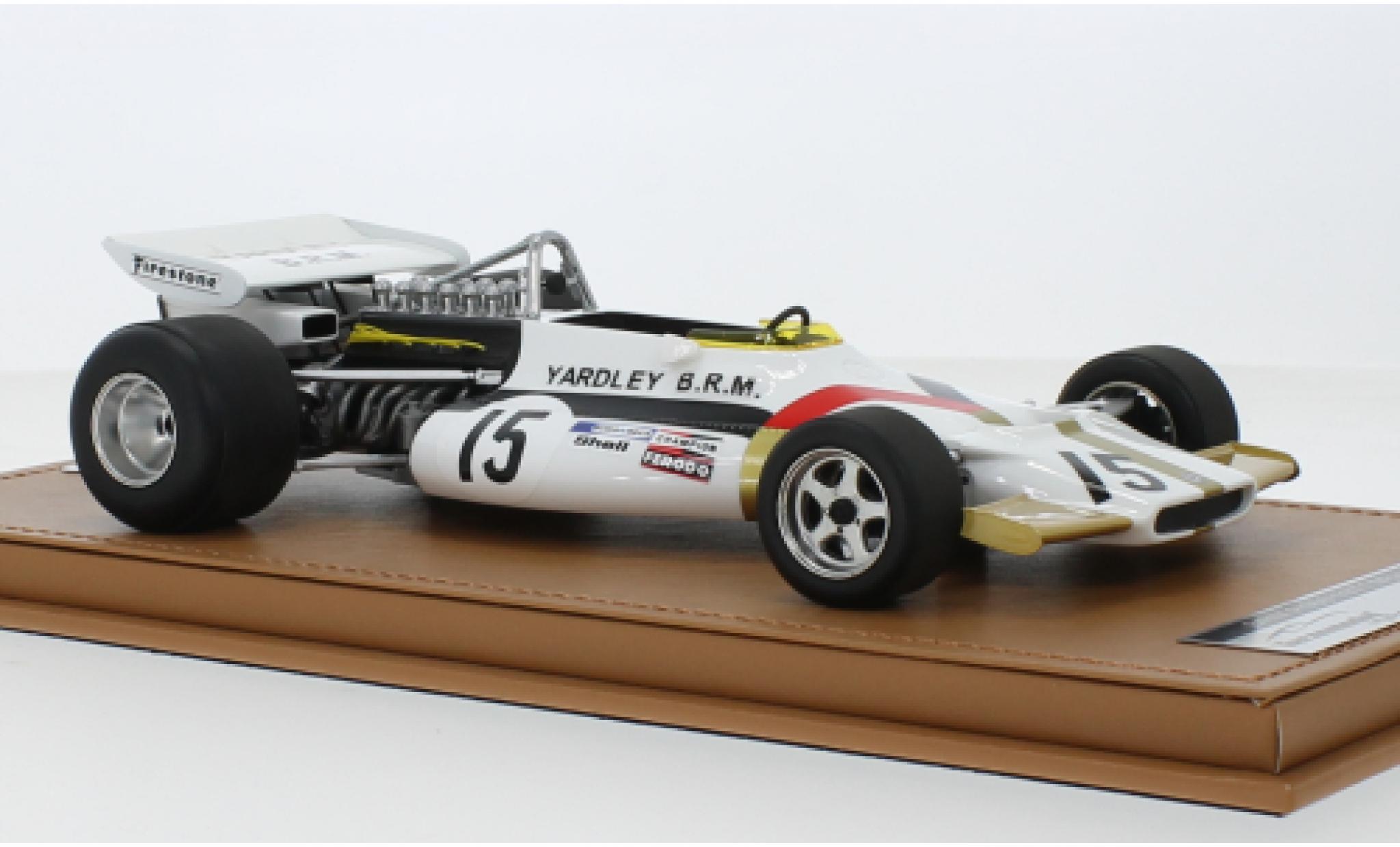 Brm P160 1/18 Tecnomodel BRM No.15 Yardley Team BRM Yardley formule 1 GP Monaco 1971 modellino in miniatura