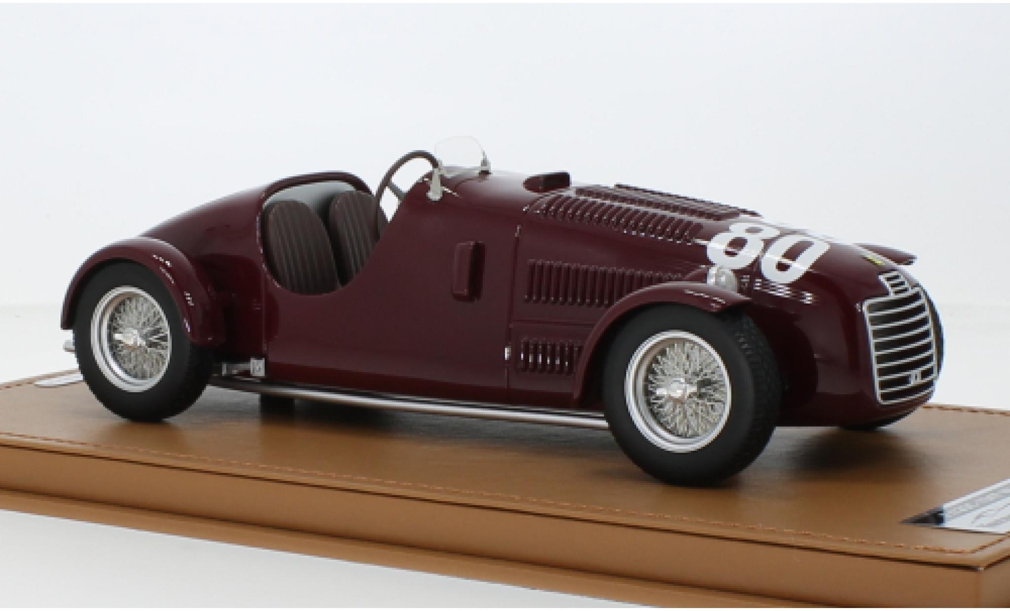 Ferrari 125 1/18 Tecnomodel C RHD No.80 Circuit Di Parma 1947 modellino in miniatura