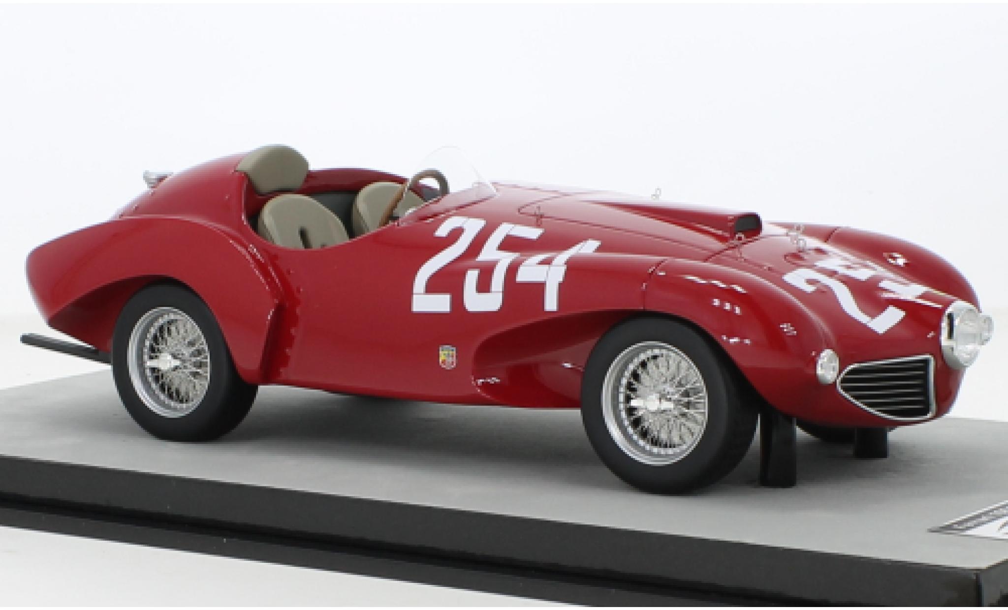 Ferrari 166 1/18 Tecnomodel MM Abarth RHD No.254 Bologna Raticosa 1953 modellino in miniatura