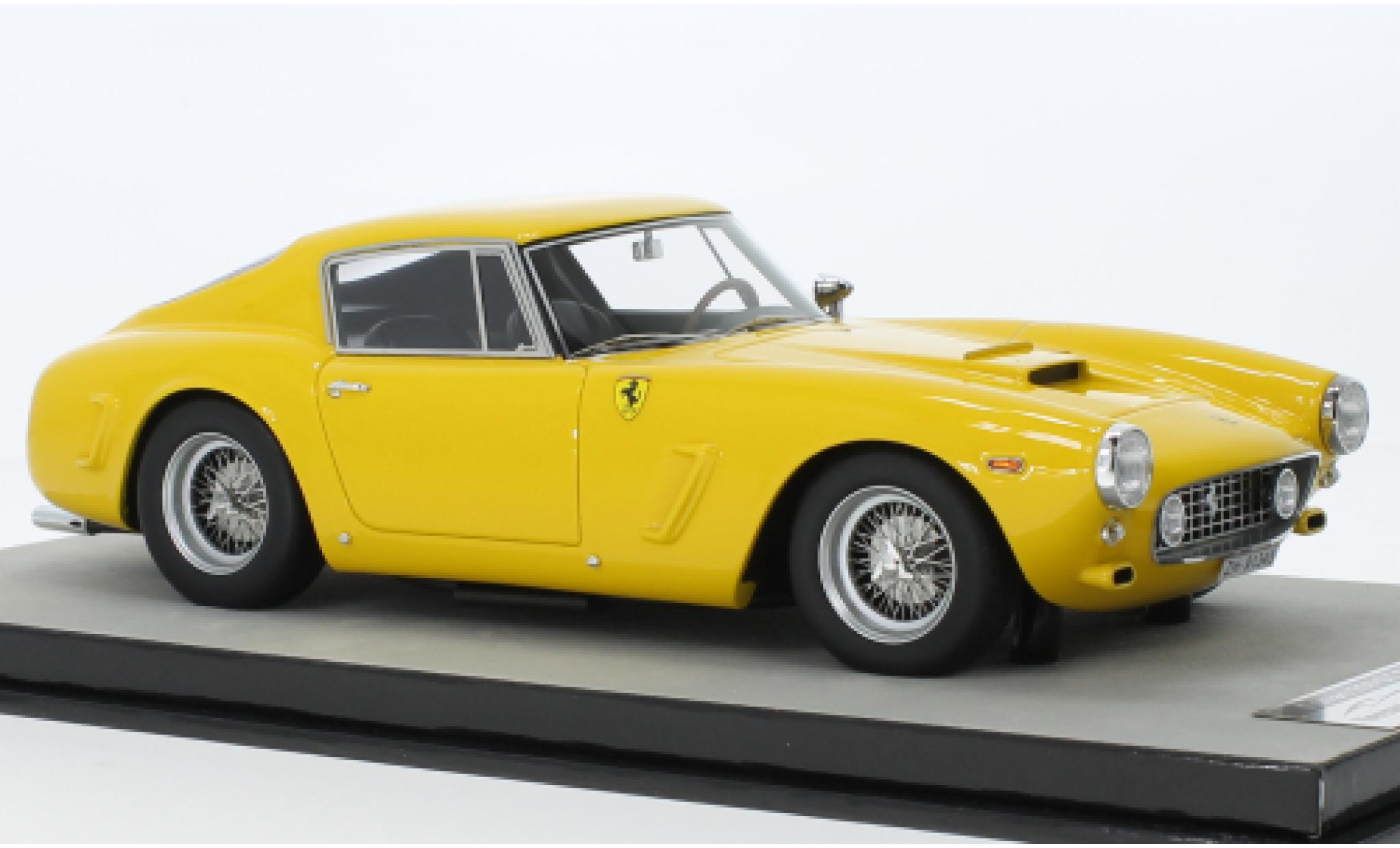Ferrari 250 1/18 Tecnomodel GT SWB Clienti Corsa giallo 1962 modellino in miniatura