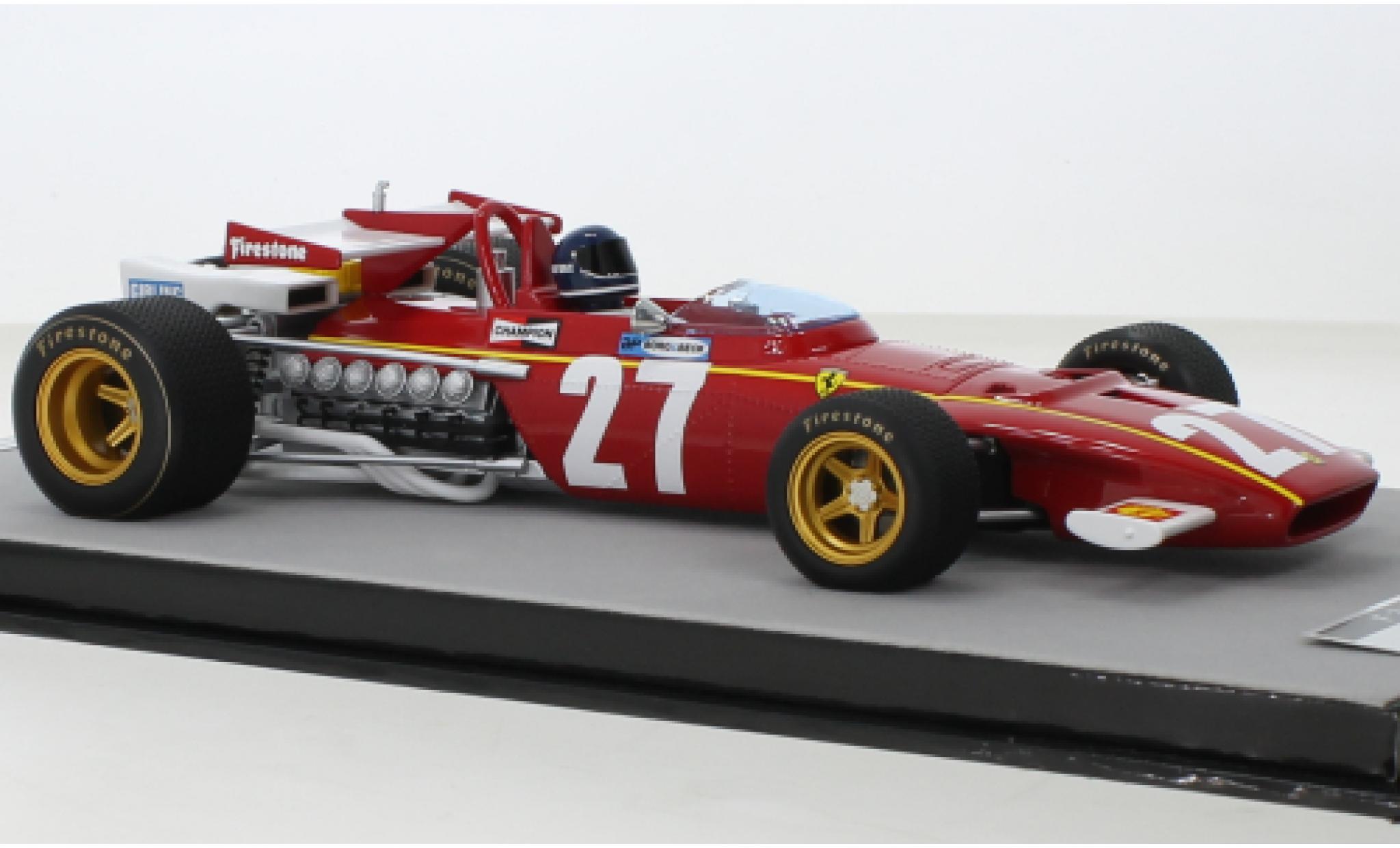Ferrari 312 1/18 Tecnomodel B No.27 Formel 1 GP Belgien 1970 modellino in miniatura