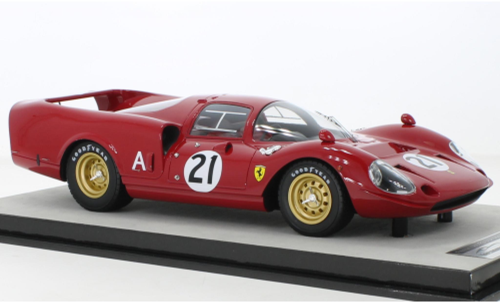 Ferrari 365 1/18 Tecnomodel P2/3 Drogo RHD No.21 SCCA Elkhart Lake 1969 modellino in miniatura