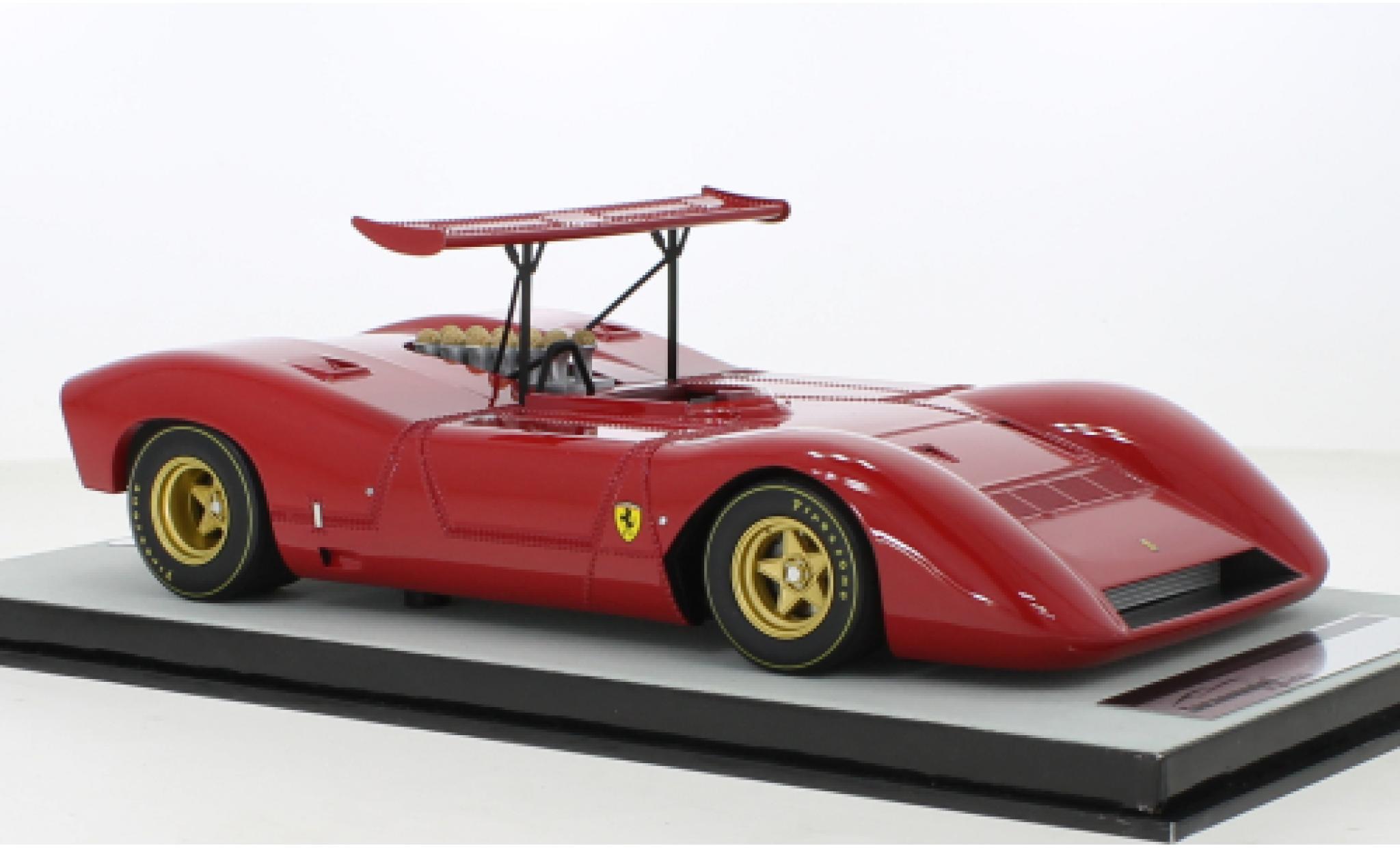 Ferrari 612 1/18 Tecnomodel Can-Am rosso RHD Can-Am 1968 modellino in miniatura