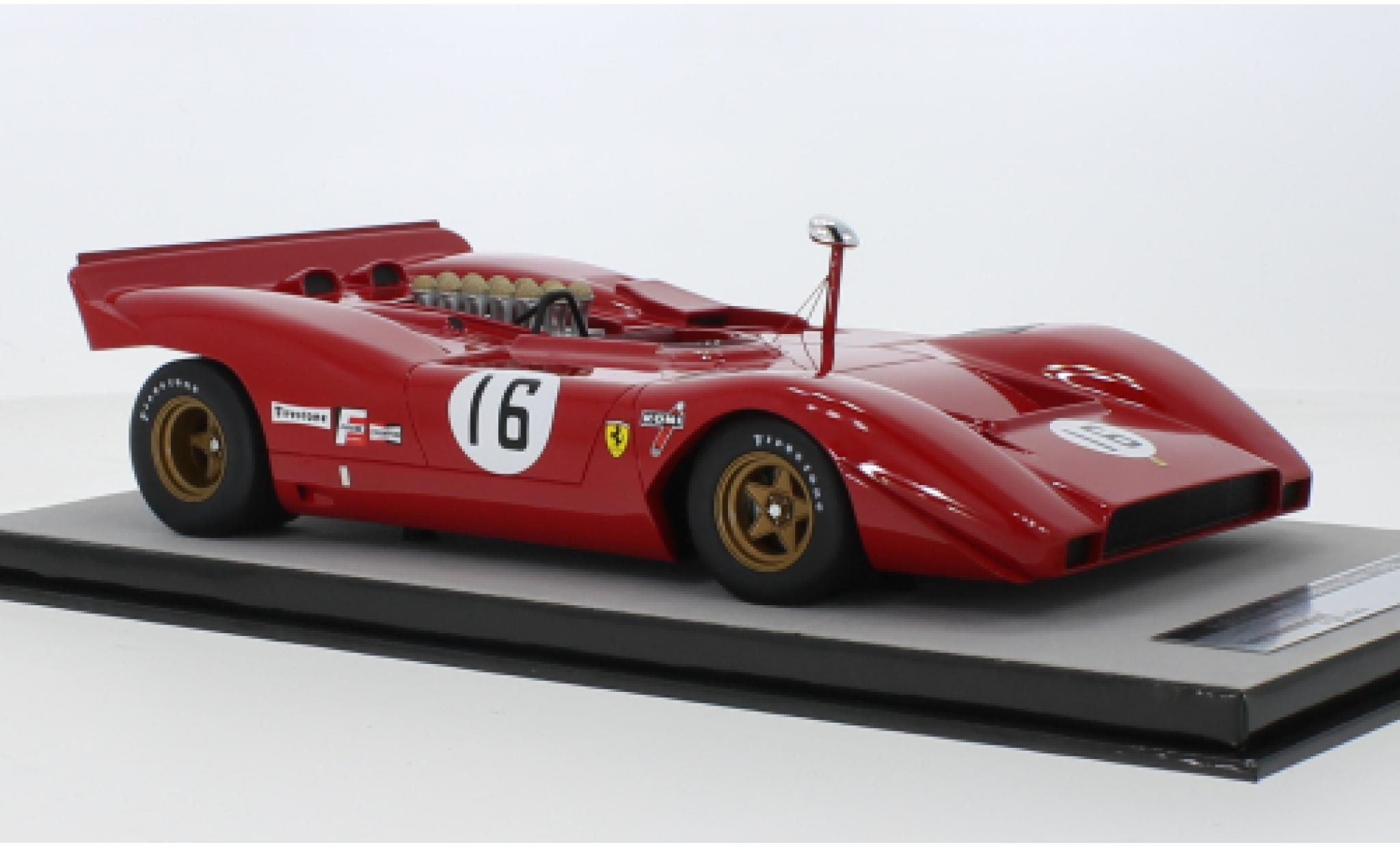Ferrari 612 1/18 Tecnomodel P RHD No.16 Watkins Glen 1969 modellino in miniatura