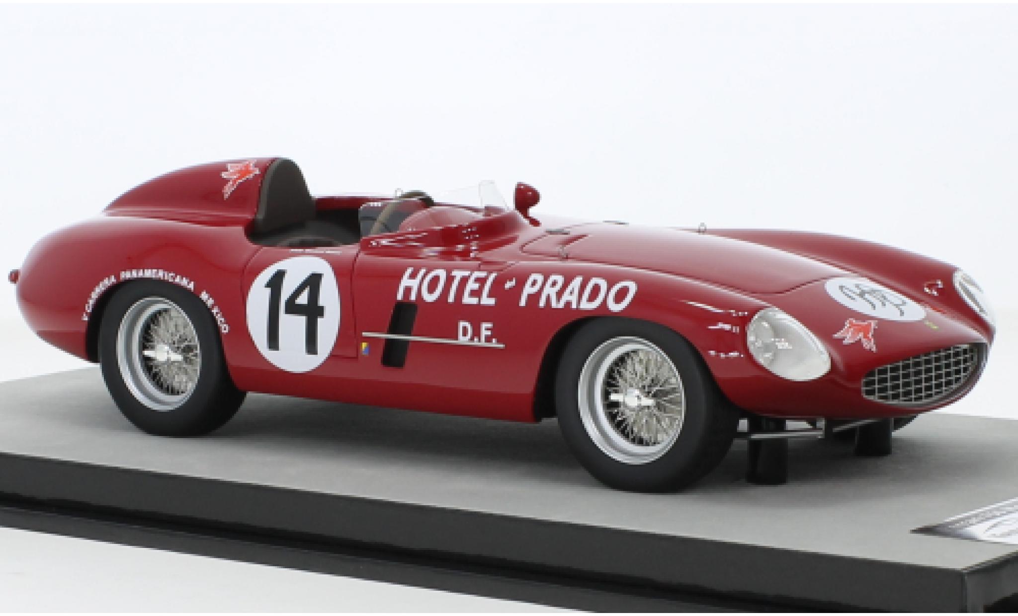 Ferrari 750 1/18 Tecnomodel Monza RHD No.14 Carrera Panamericana 1954 modellino in miniatura