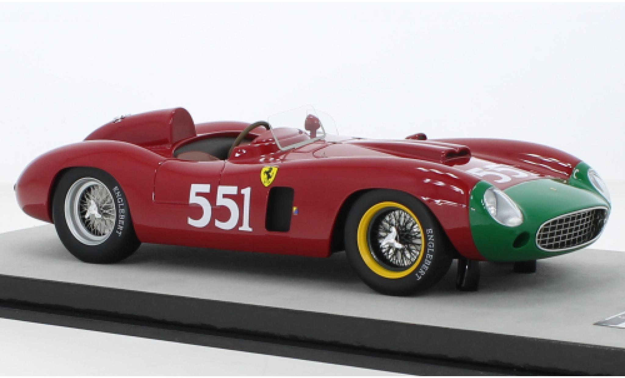 Ferrari 860 1/18 Tecnomodel Monza RHD No.551 Mille Miglia 1956 modellino in miniatura