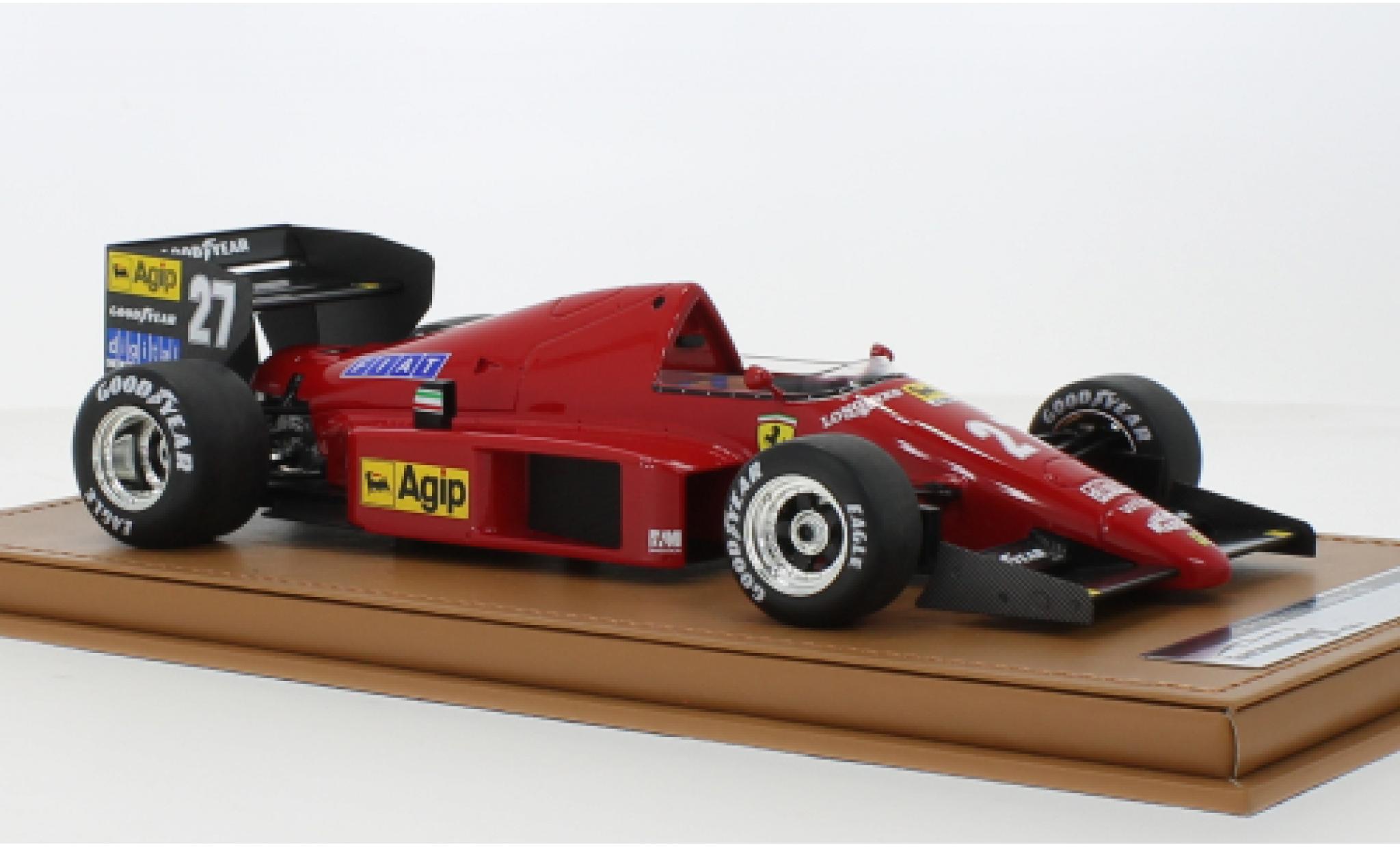 Ferrari F1 1/18 Tecnomodel /86 No.27 formule 1 GP Autriche 1986 modellino in miniatura