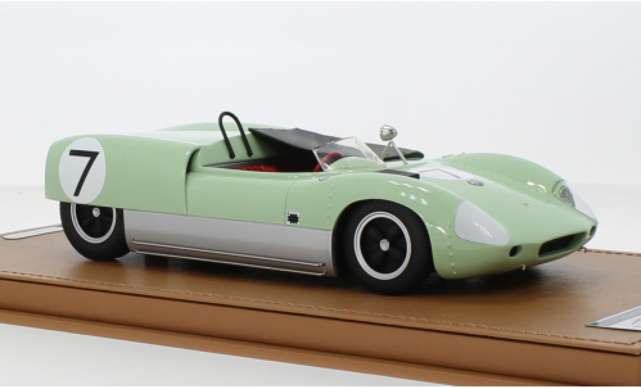 Lotus 19 1/18 Tecnomodel RHD No.7 USAC Championship Laguna Seca 61 modellino in miniatura