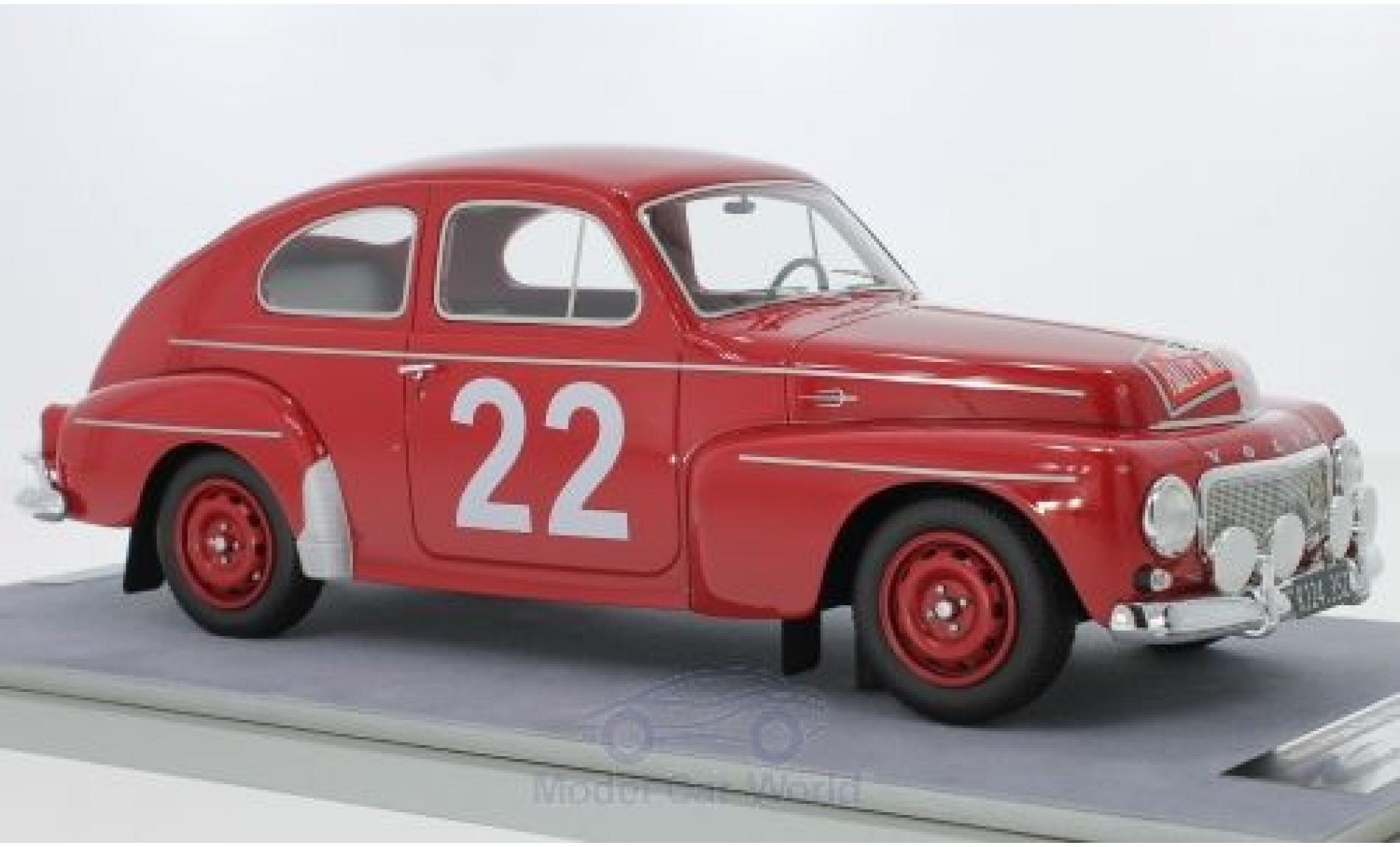 Volvo PV 1/18 Tecnomodel 544 No.22 Rallye Monte Carlo 1965 J.Nielsen/H.Henriksen modellino in miniatura
