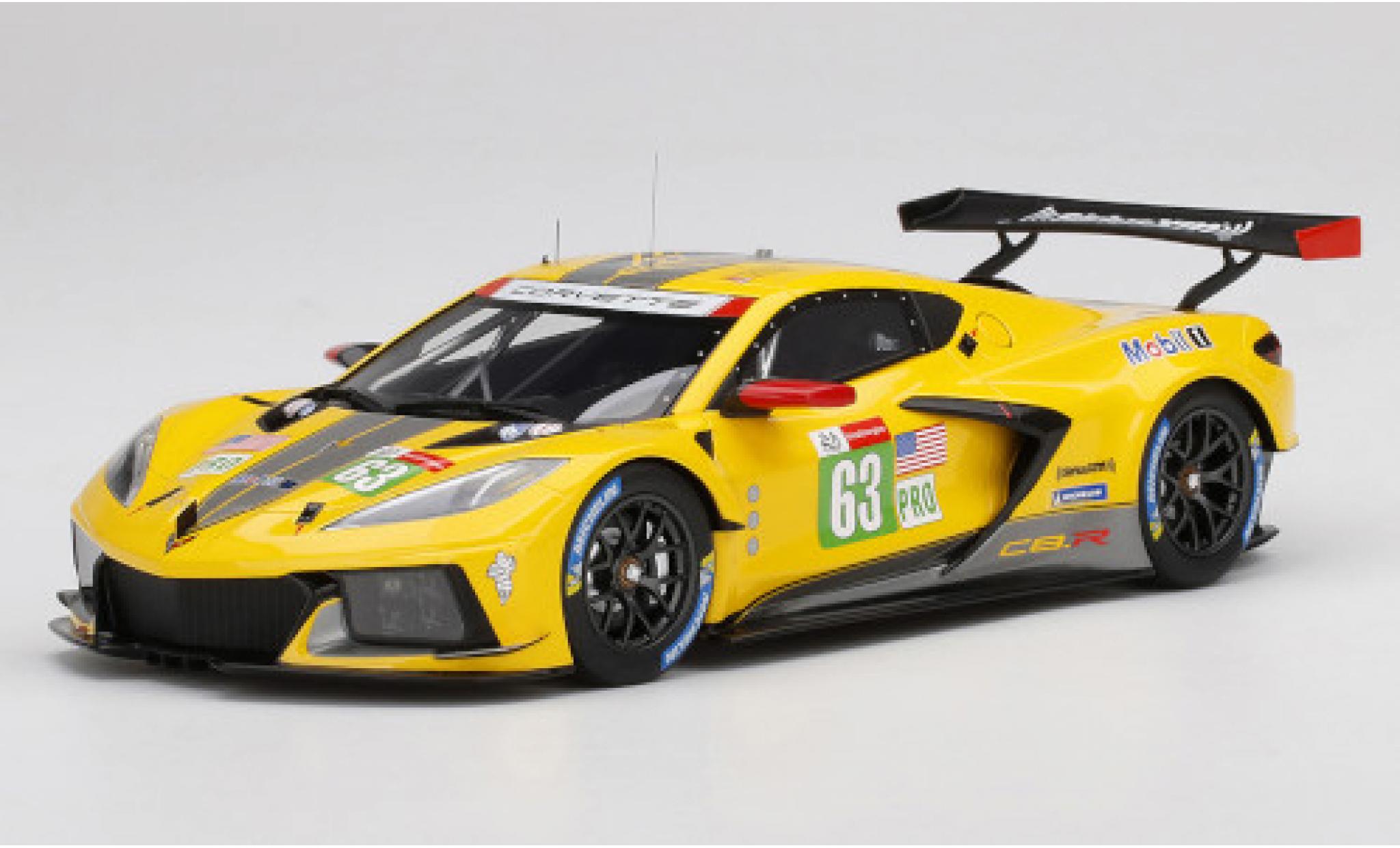 Chevrolet Corvette 1/18 Top Speed C8.R No.63 Racing 24h Le Mans 2021 A.Garcia/J.Taylor/N.Catsburg modellino in miniatura