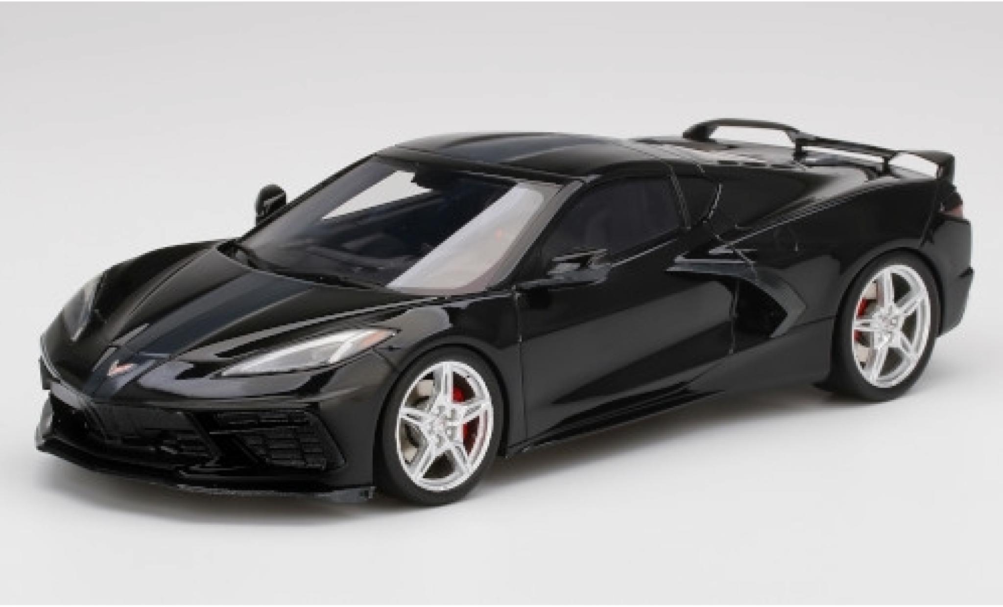 Chevrolet Corvette 1/18 Top Speed (C8) Stingray nero/grigio 2020 modellino in miniatura