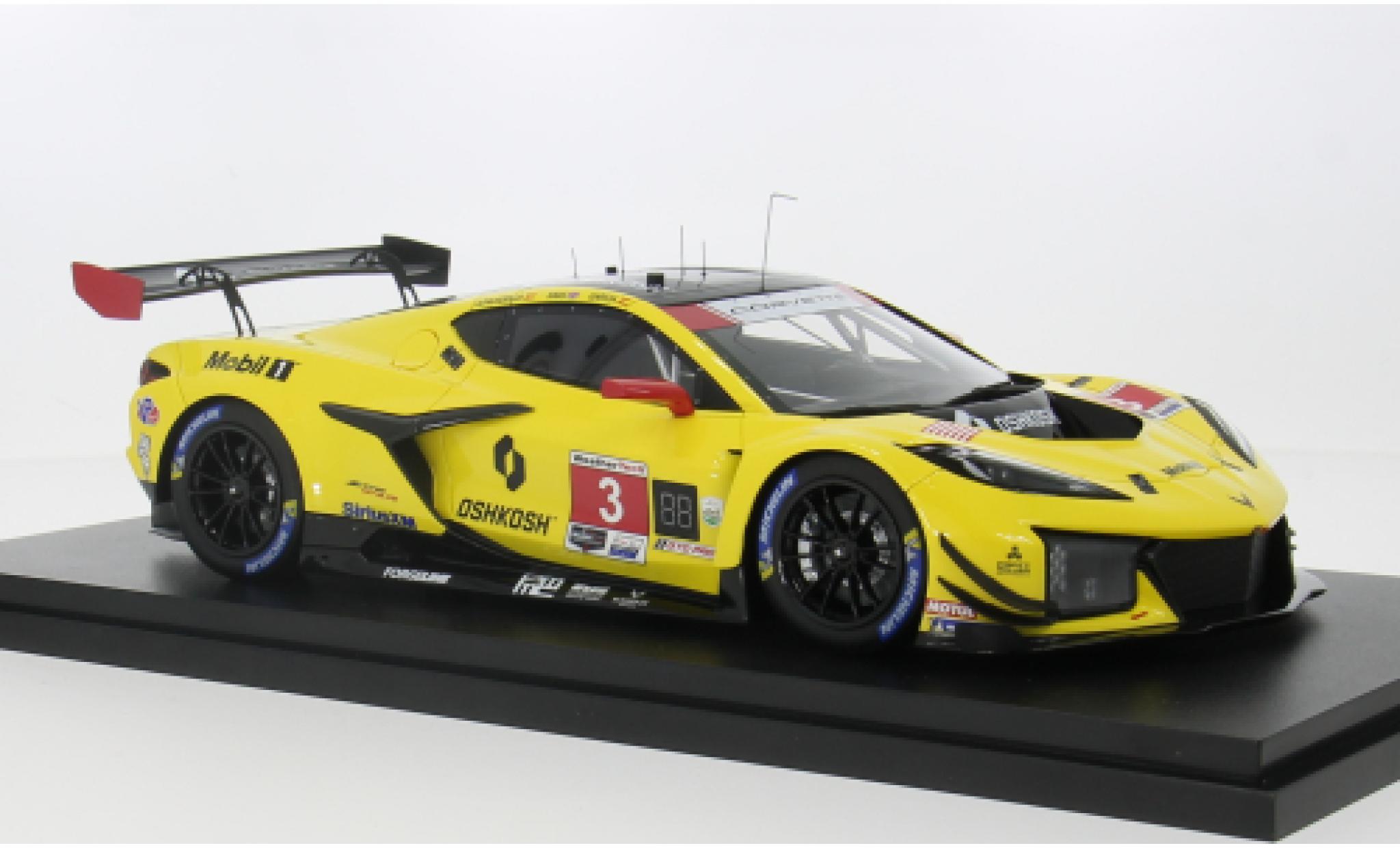 Chevrolet Corvette 1/18 Top Speed (C8) Z06 GT3.R No.3 Racing by Pratt Miller Motorsports IMSA 24h Daytona 2024 1:18 modellino in miniatura