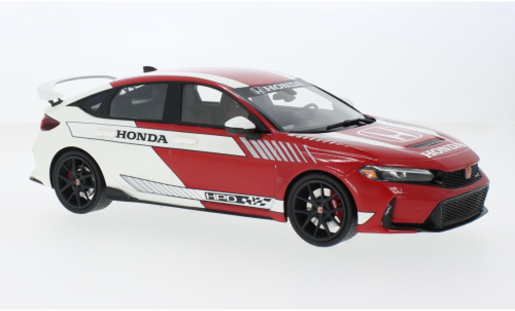 Honda Civic 1/18 Top Speed Type R rot No.1 Pace Car 2023 1:18 modellino in miniatura