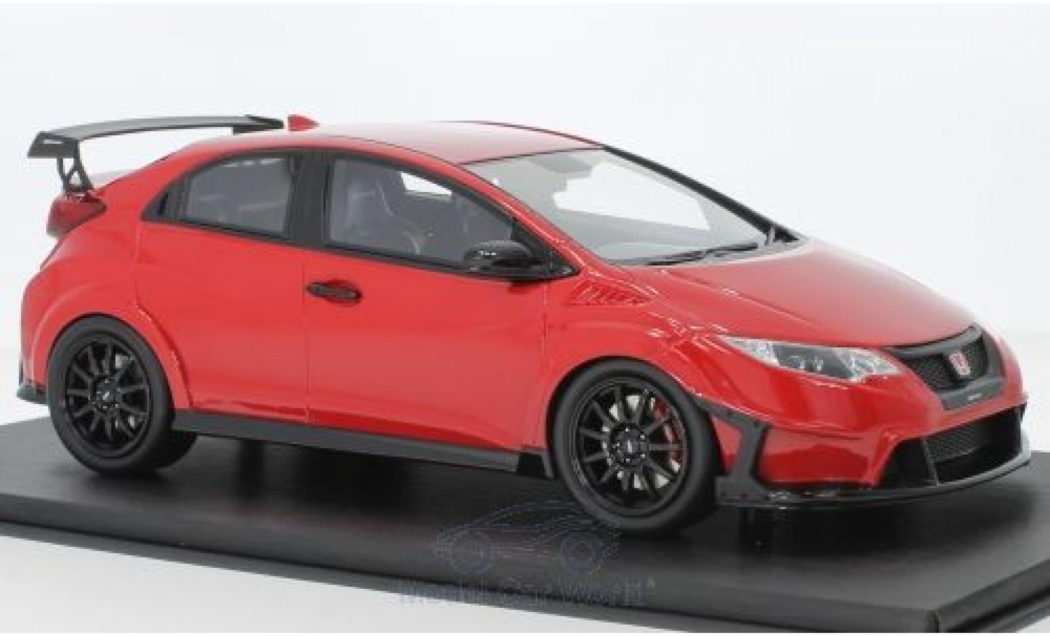 Honda Civic Type R 1/18 Top Speed Type R rosso RHD 2017 modellino in miniatura