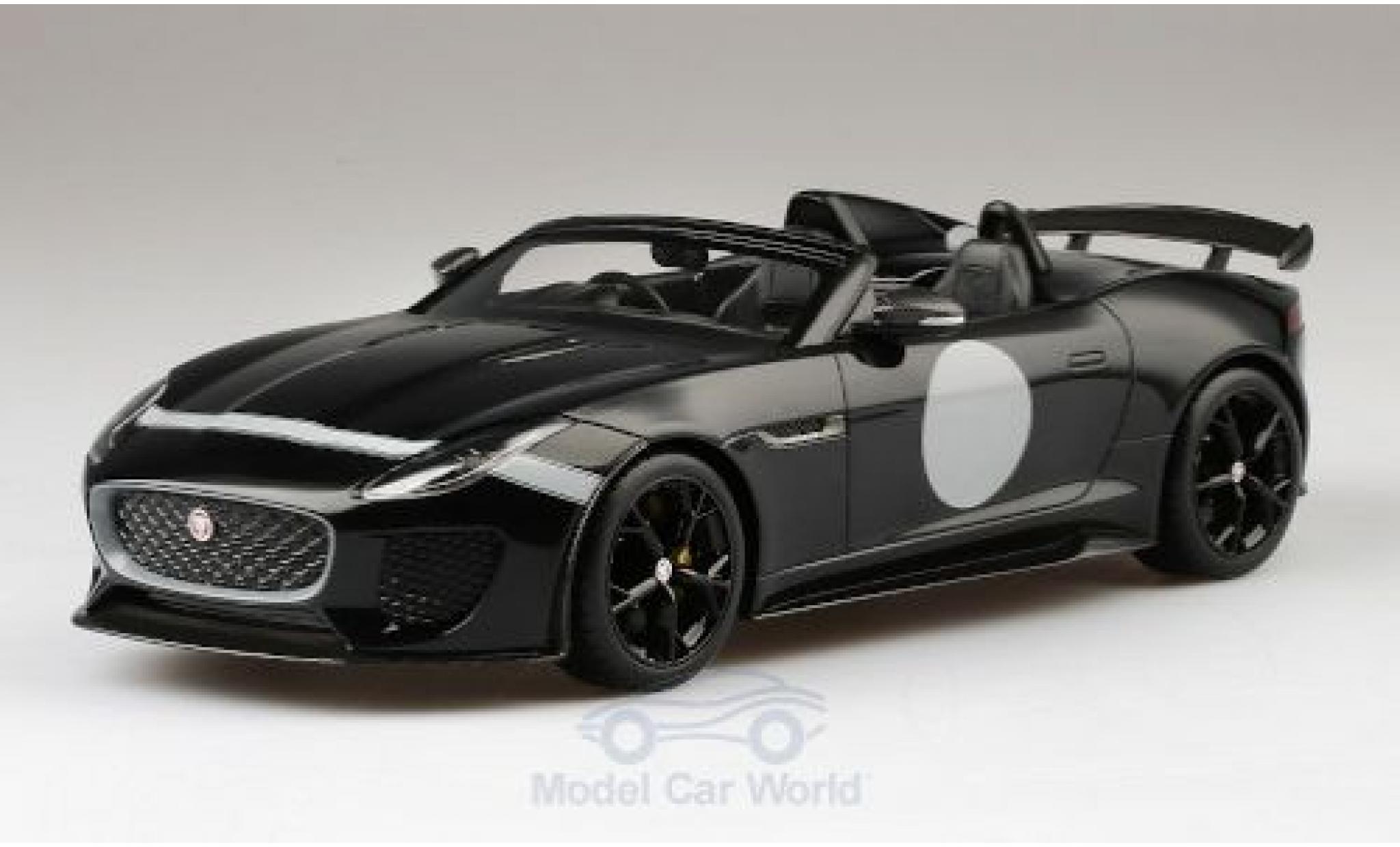 Jaguar F-Type 1/18 Top Speed Project 7 nero RHD modellino in miniatura