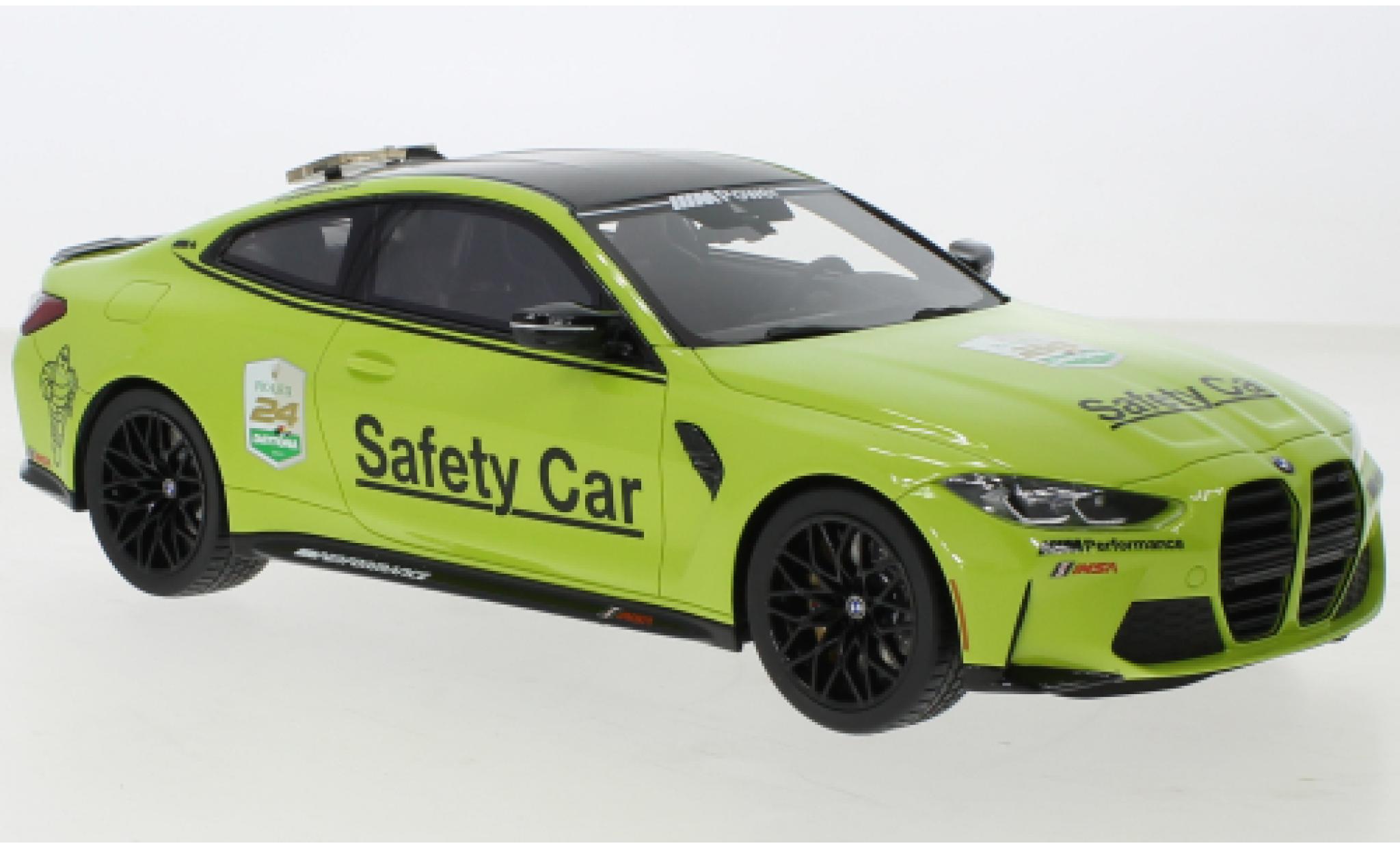 Bmw M4 1/18 Top Speed Safety Car IMSA 24h Daytona 2022 modellino in miniatura