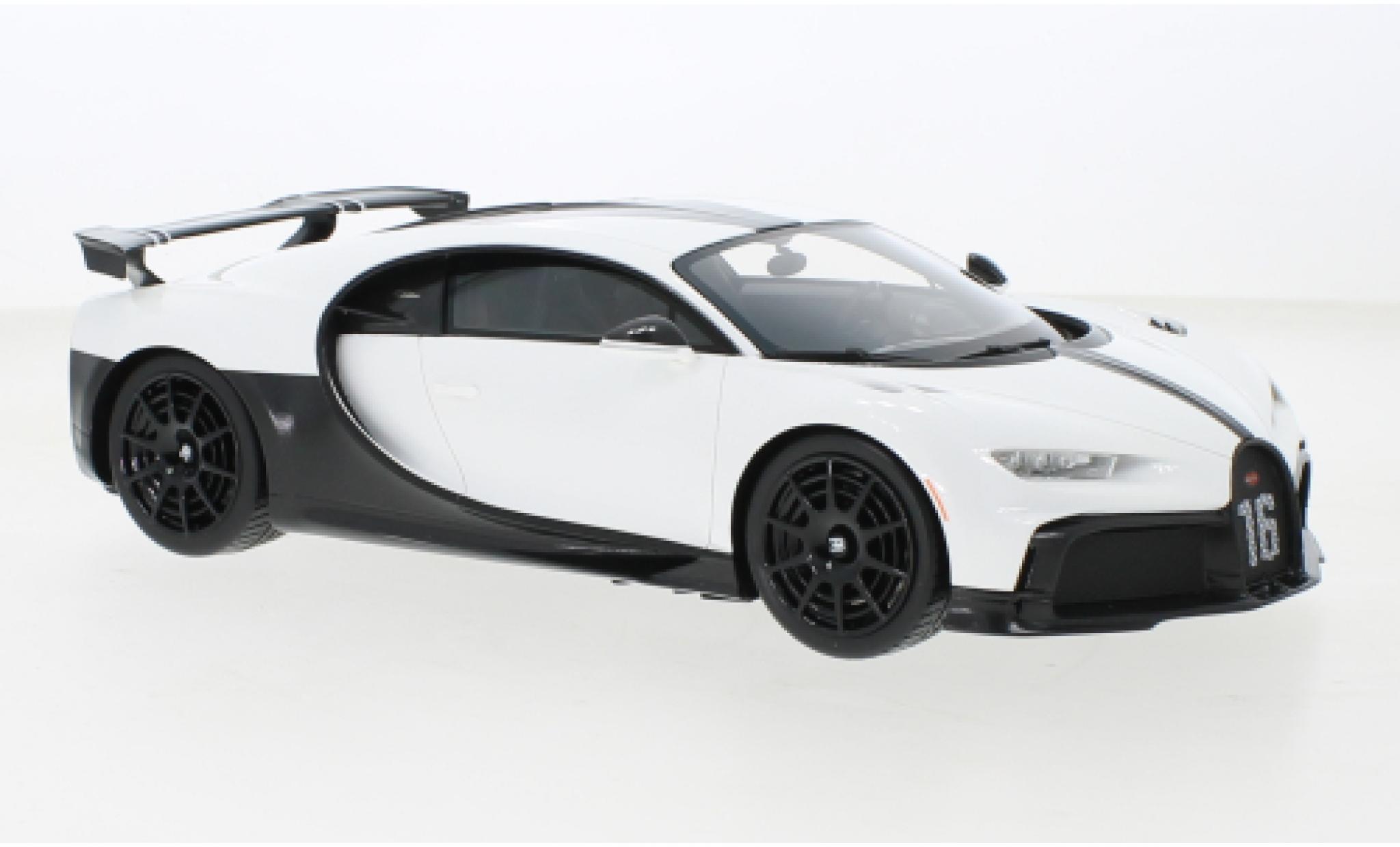 Bugatti Chiron 1/18 Top Speed Pur Sport bianco modellino in miniatura