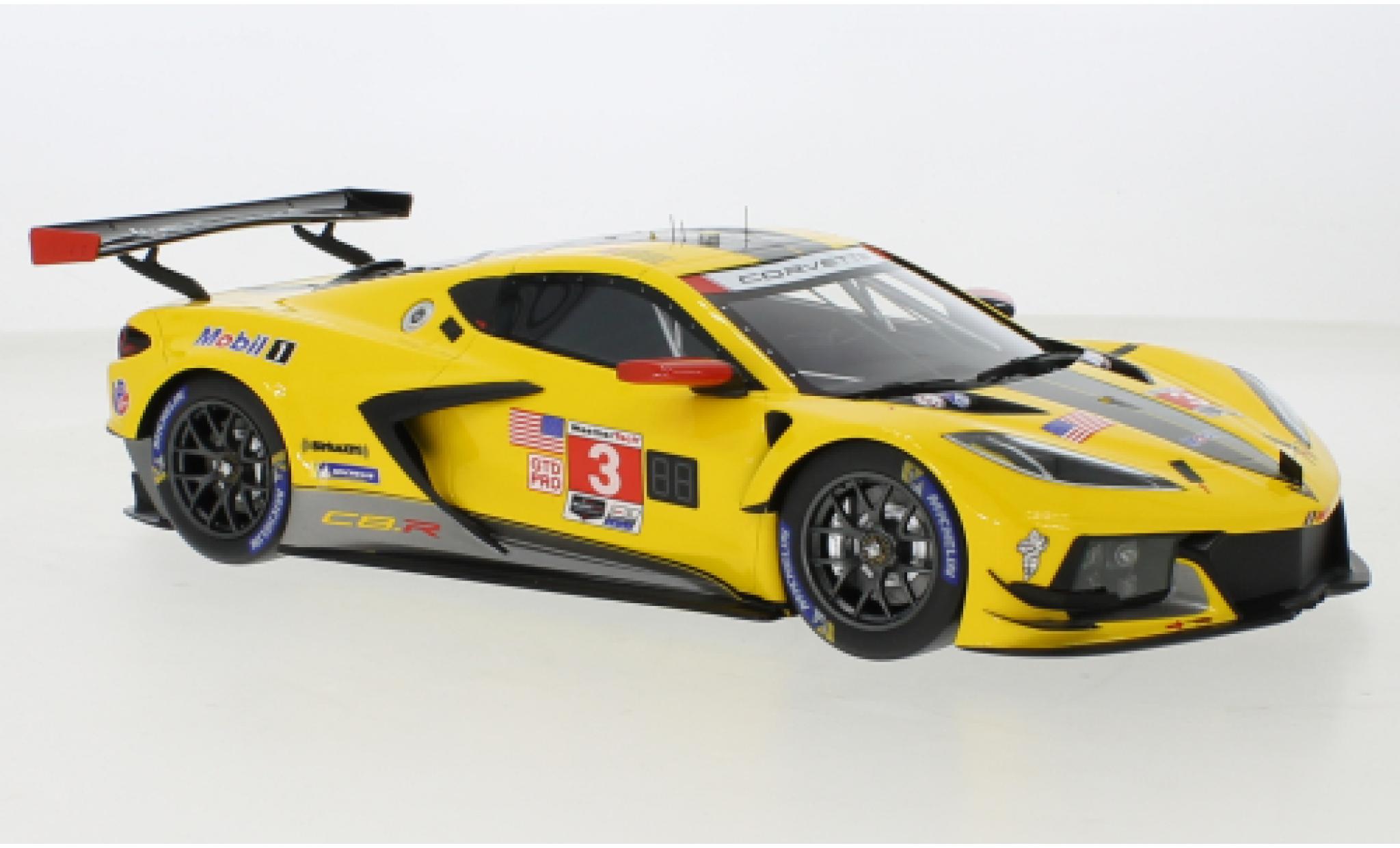 Chevrolet Corvette 1/18 Top Speed C8.R No.3 Racing IMSA 12h Sebring 2022 modellino in miniatura