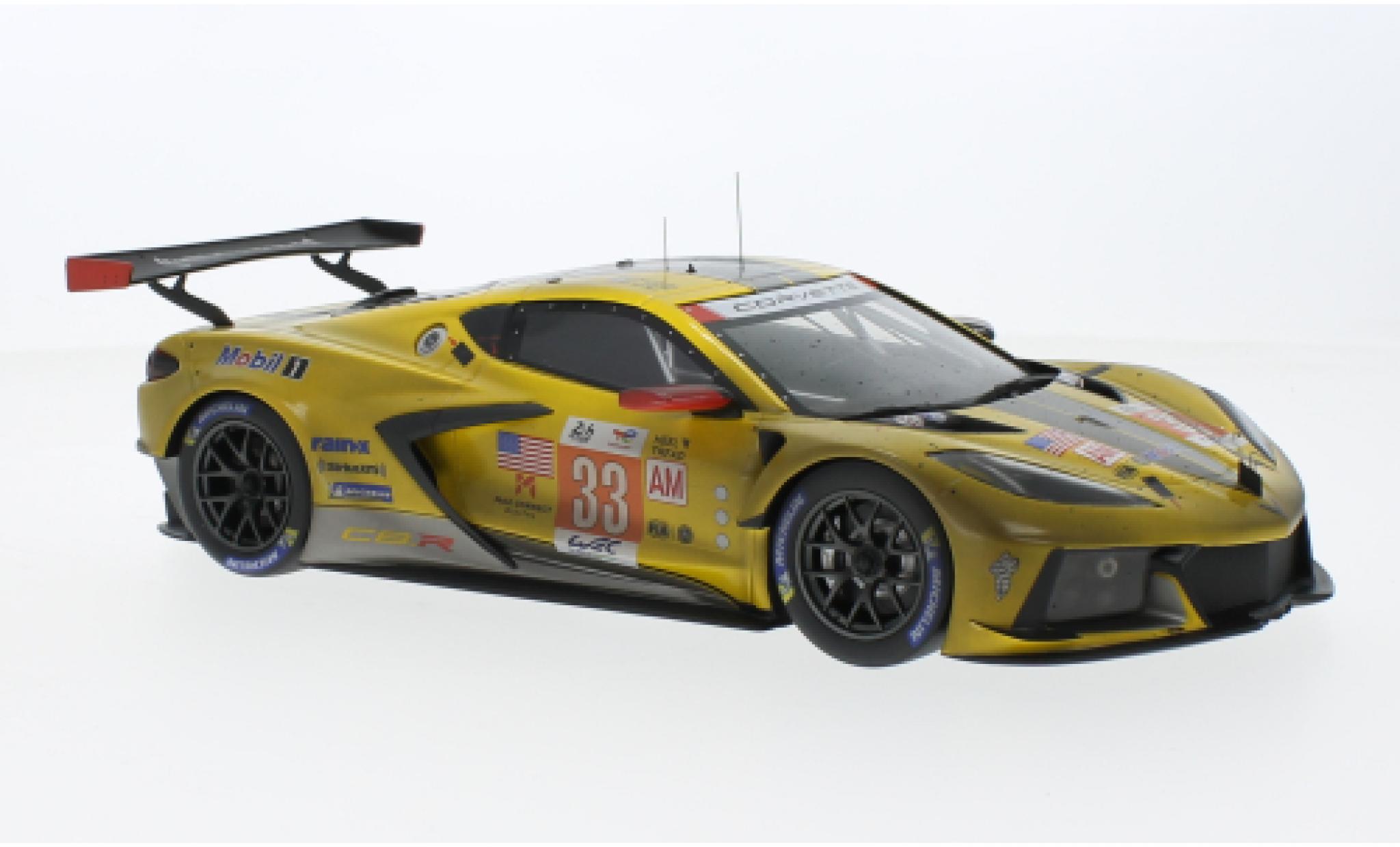 Chevrolet Corvette 1/18 Top Speed C8.R No.33 Racing 24h Le Mans 2023 modellino in miniatura