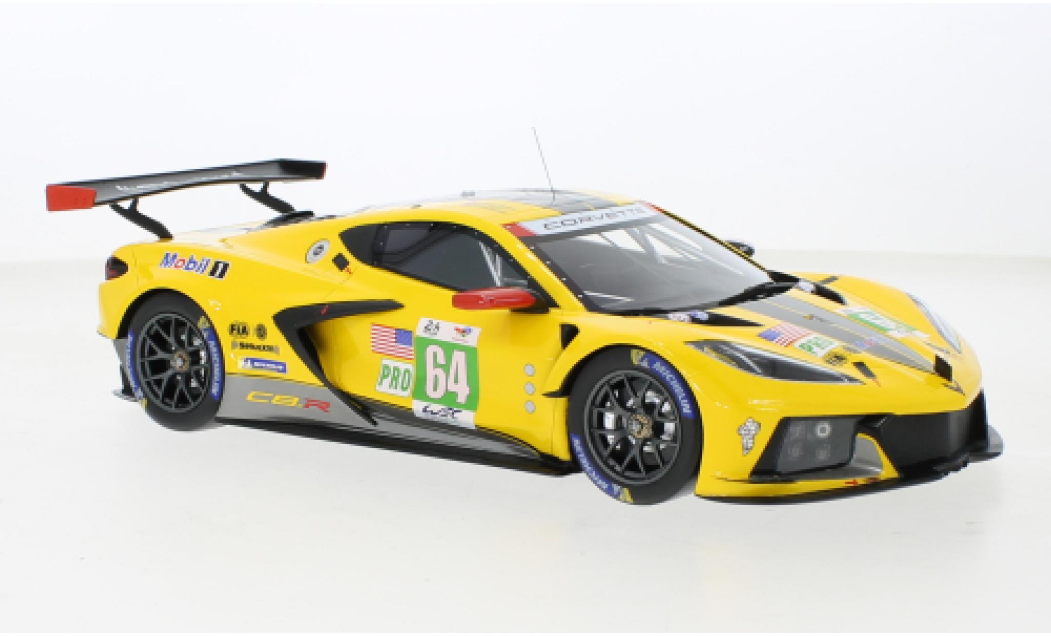 Chevrolet Corvette 1/18 Top Speed C8.R No.64 24h Le Mans 2022 modellino in miniatura