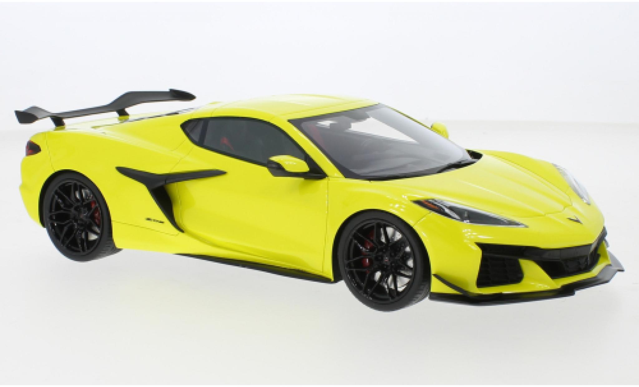 Chevrolet Corvette 1/18 Top Speed (C8) Z06 giallo 2023 modellino in miniatura