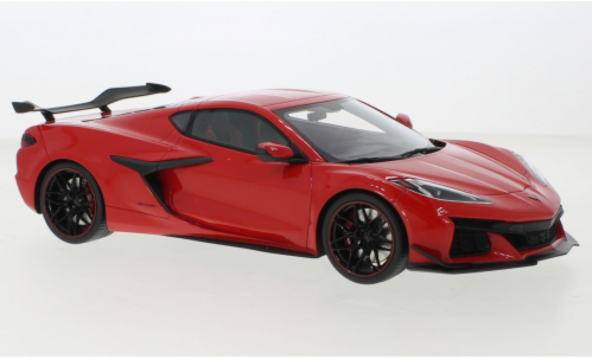 Chevrolet Corvette 1/18 Top Speed (C8) Z06 rosso 2023 modellino in miniatura