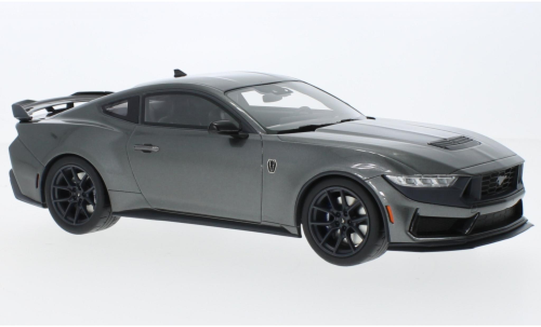 Ford Mustang 1/18 Top Speed Dark Cheval grigio 2024 modellino in miniatura
