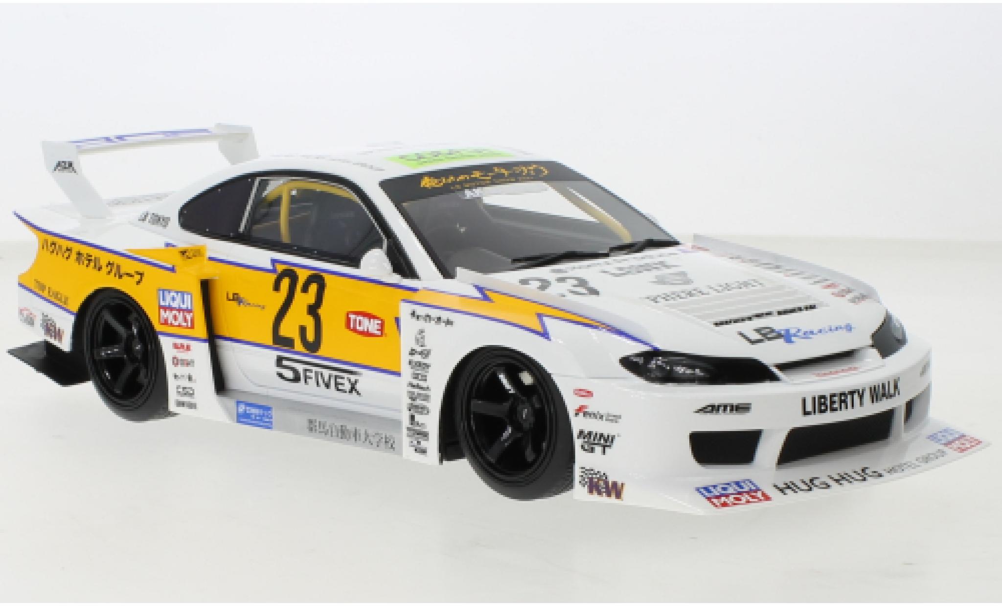 Nissan Silvia 1/18 Top Speed (S14) LB Super Silhouette RHD modellino in miniatura