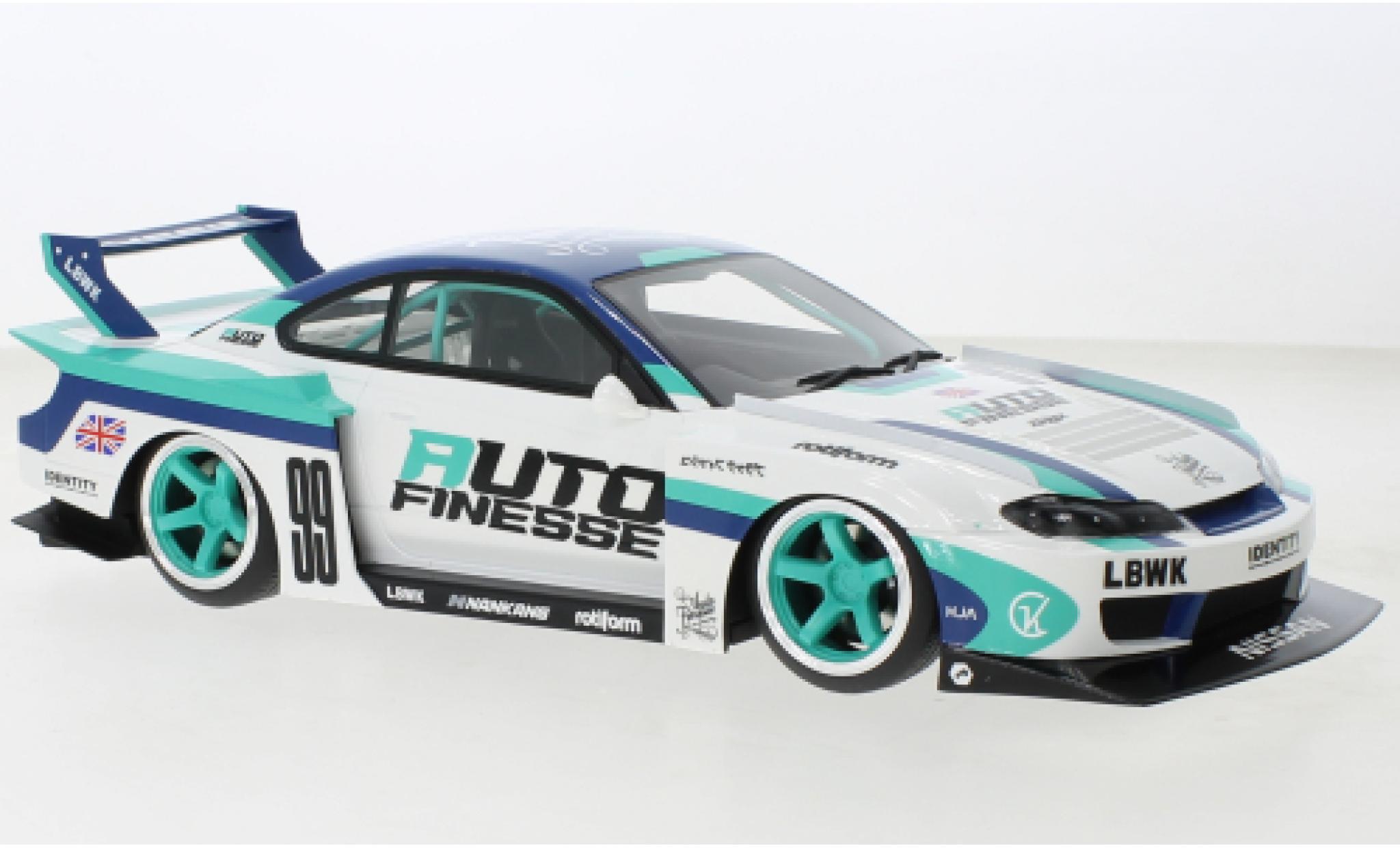 Nissan Silvia 1/18 Top Speed S15 LB-Super Silhouette voiture Finesse modellino in miniatura