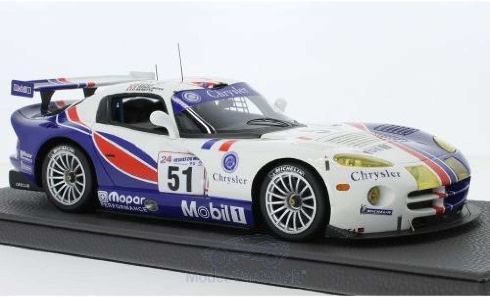 Dodge Viper GTS 1/18 Topmarques Collectibles GTS-R No.51 Team Oreca 24h Le Mans 1999 D.Dupuy/K.Wendlinger/O.Beretta modellino in miniatura