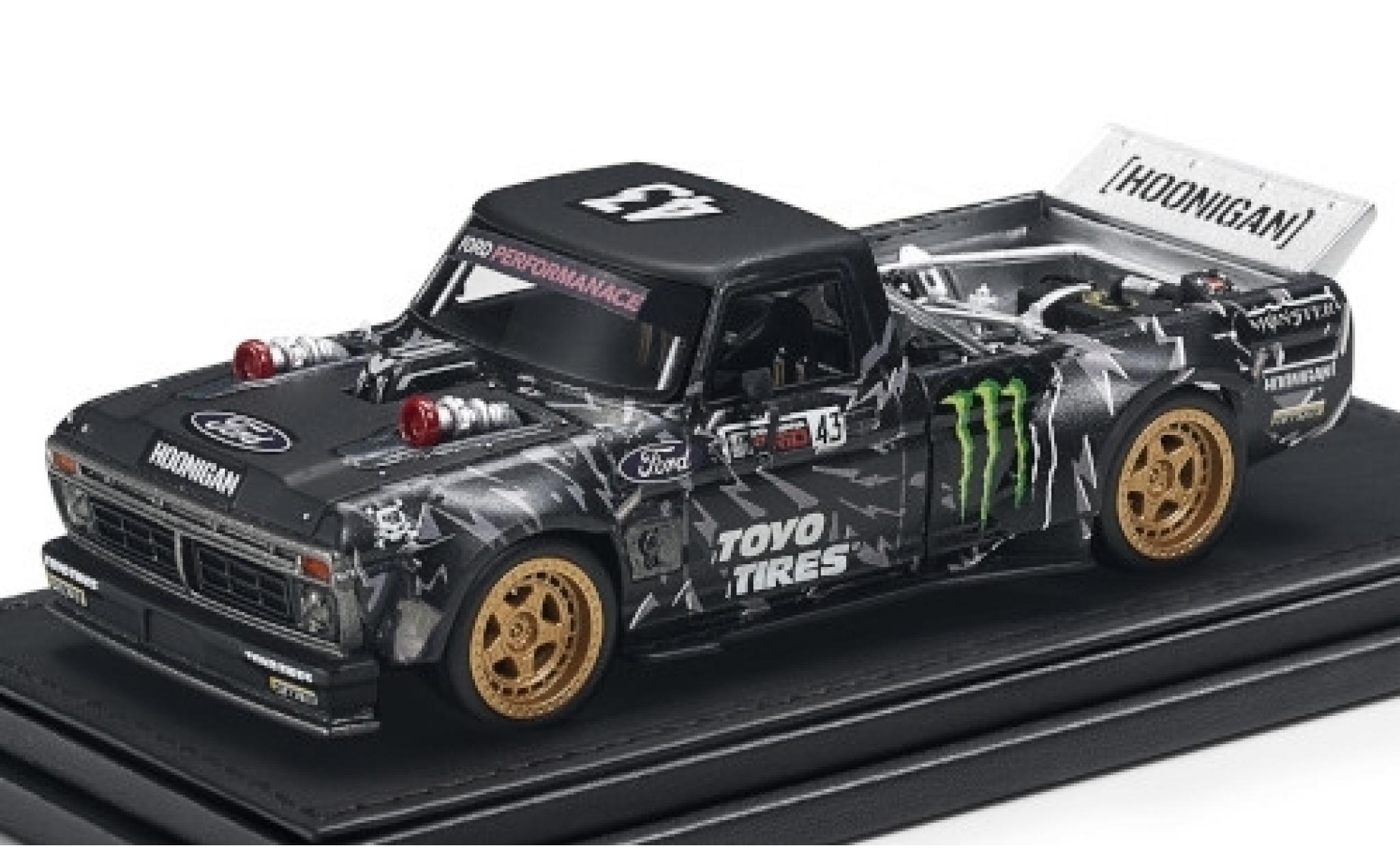 Ford F-1 1/43 Topmarques Collectibles 50 Hoonitruck No.43 Hoonigan 1977 modellino in miniatura