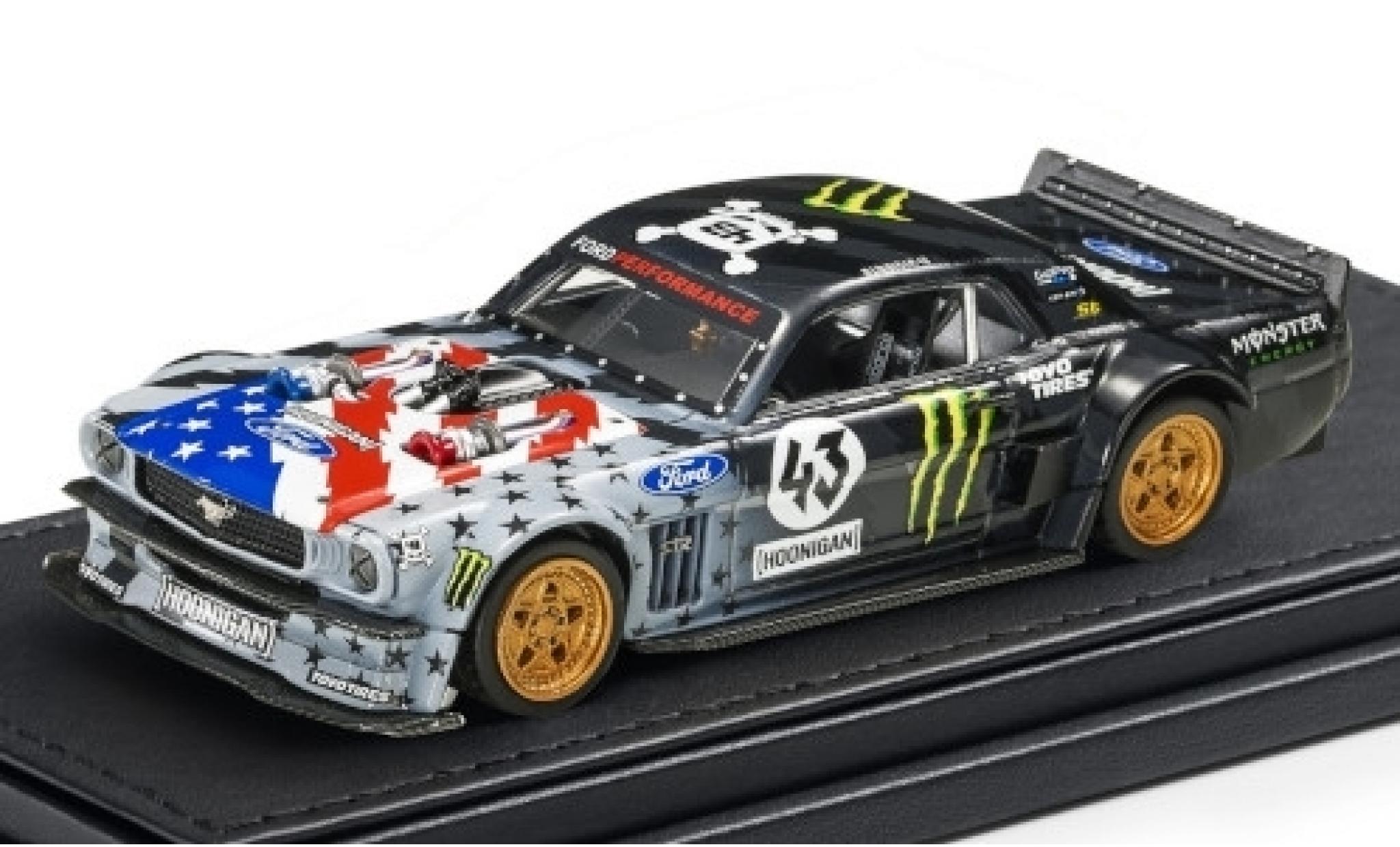 Ford Mustang 1/43 Topmarques Collectibles Hoonicorn V2 No.43 Hoonigan Stars and Stripes modellino in miniatura
