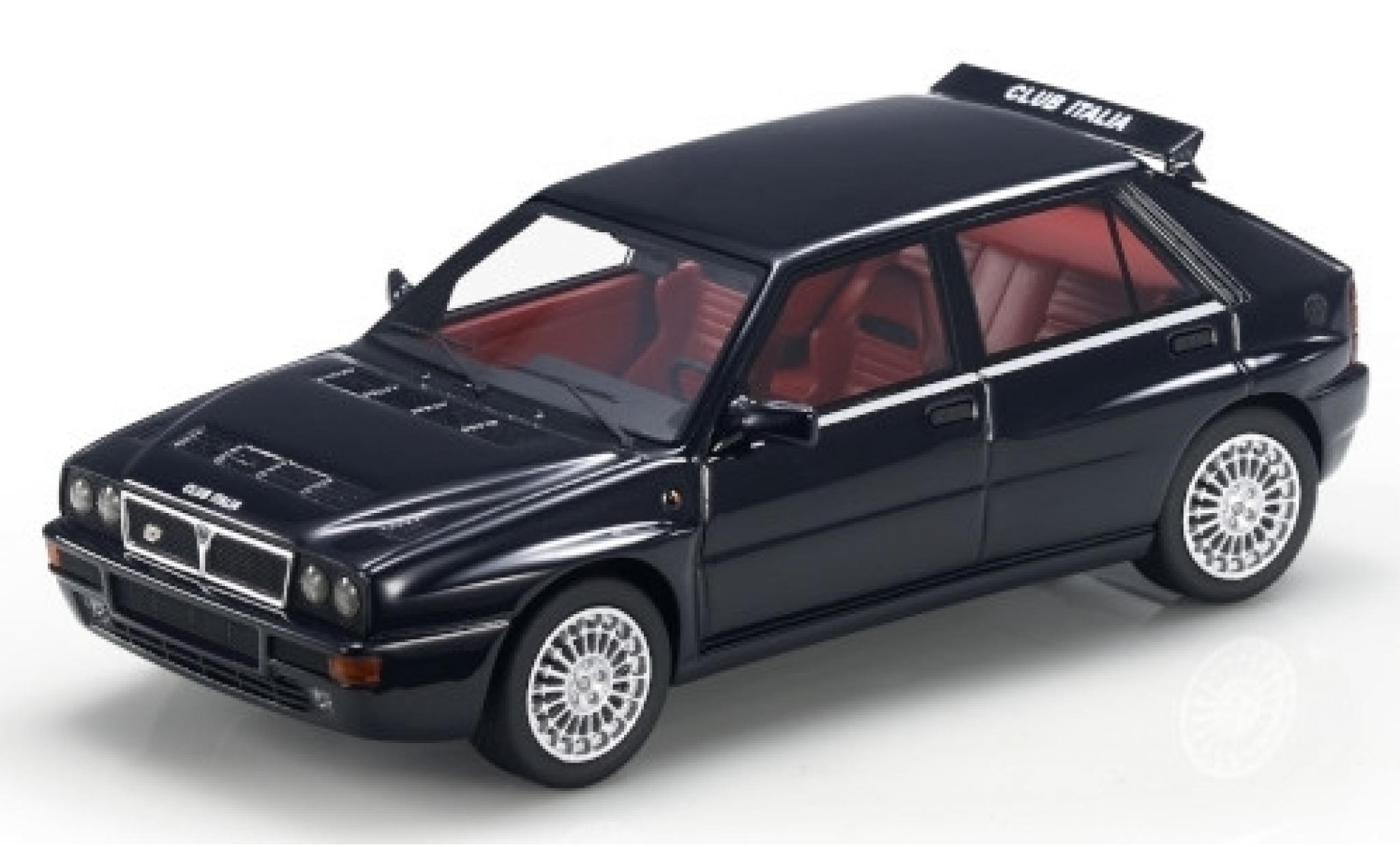Lancia Delta 1/43 Topmarques Collectibles Integrale Evoluzione Club Italia nero/Dekor modellino in miniatura