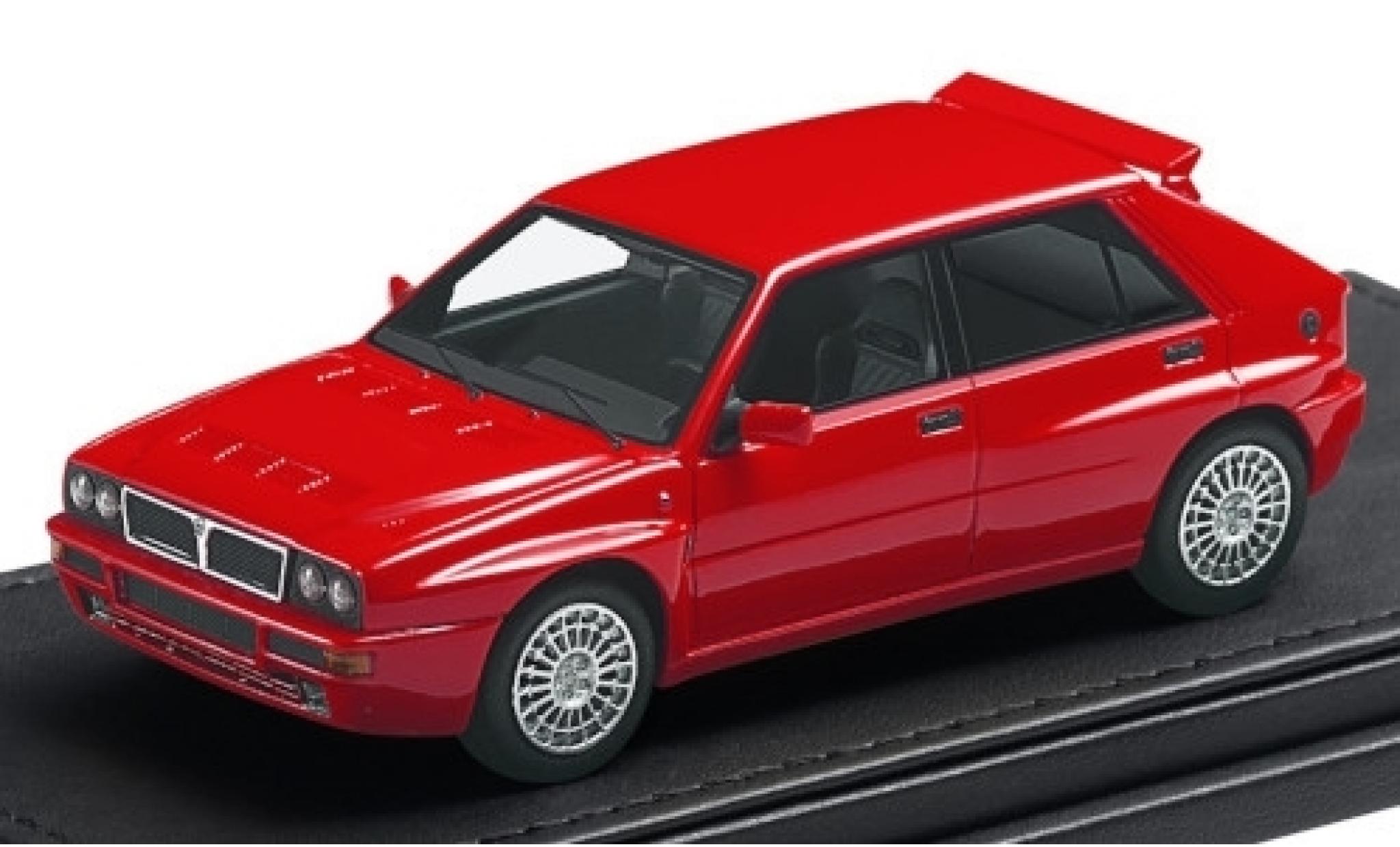 Lancia Delta 1/43 Topmarques Collectibles Integrale Evoluzione rosso modellino in miniatura