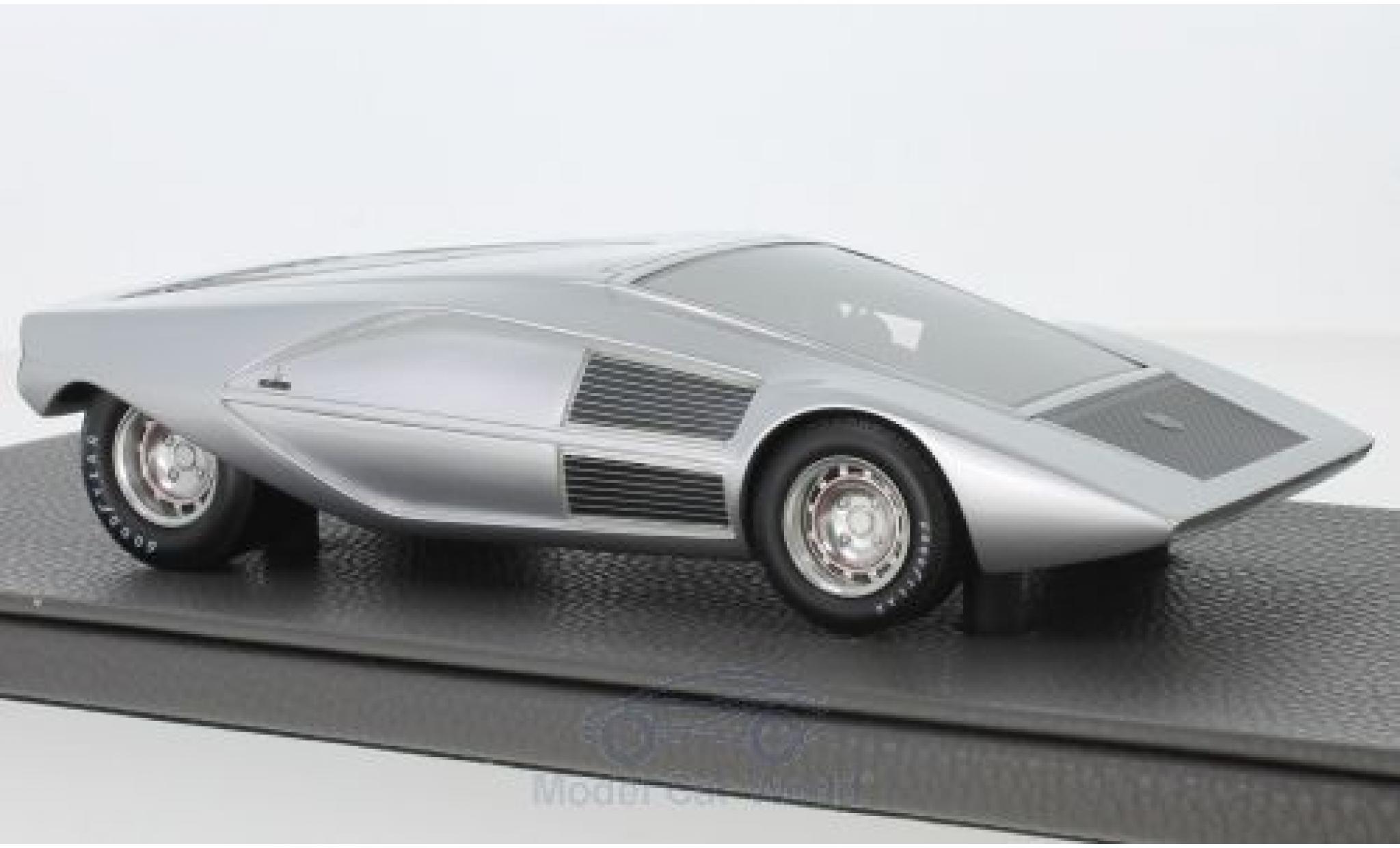 Lancia Stratos 1/18 Topmarques Collectibles Zero Concept grigio 1970 modellino in miniatura