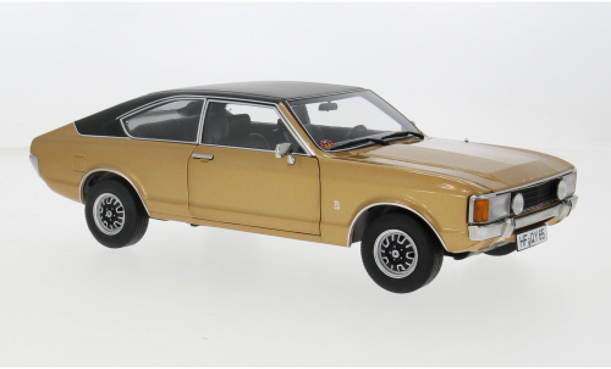 Ford Granada 1/18 Touring Consul Coupé Serie 2 gold/schwarz 1975 1:18 modellino in miniatura