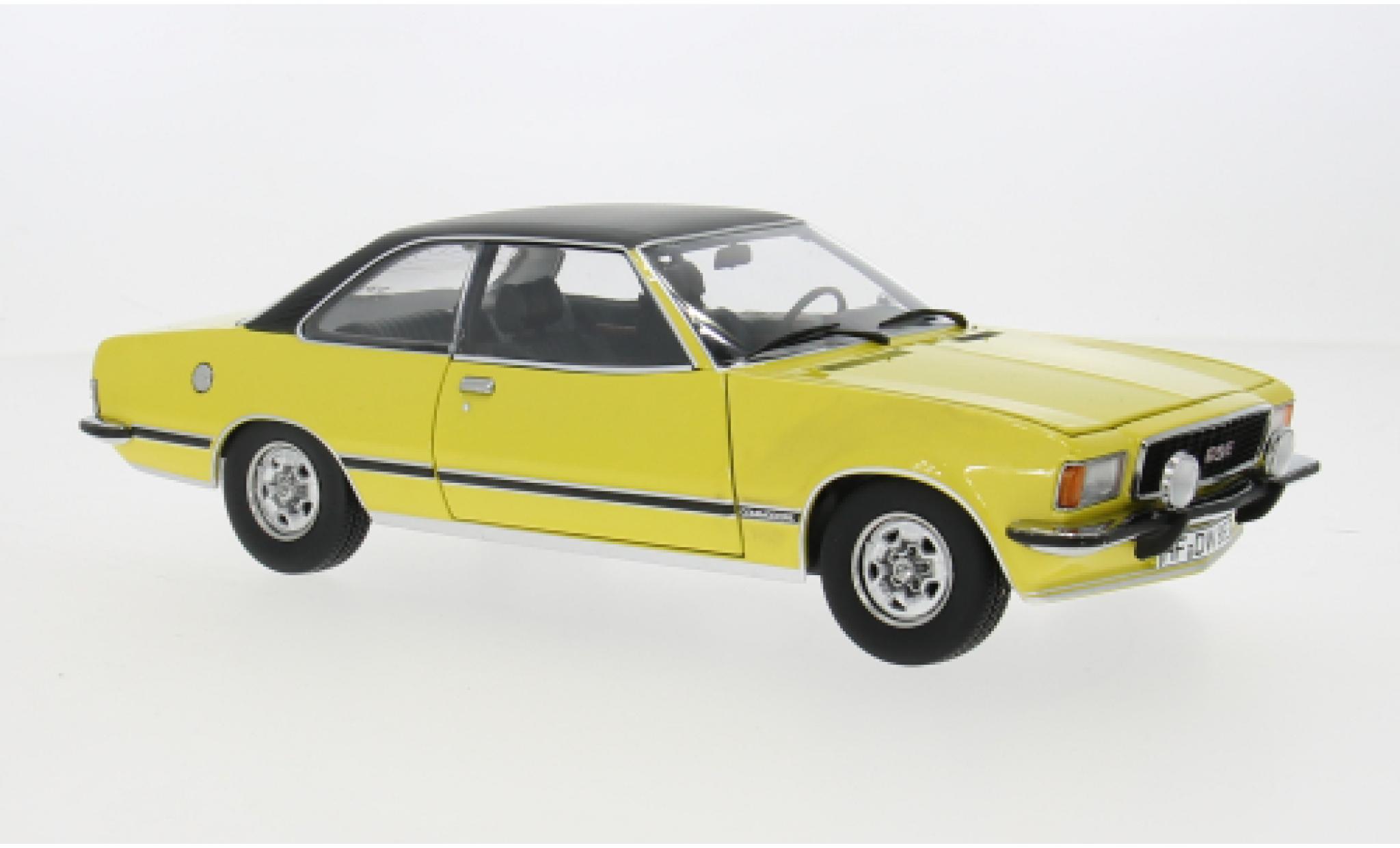 Opel Commodore 1/18 Touring B Coupe GS/E gelb 1975 1:18 modellino in miniatura