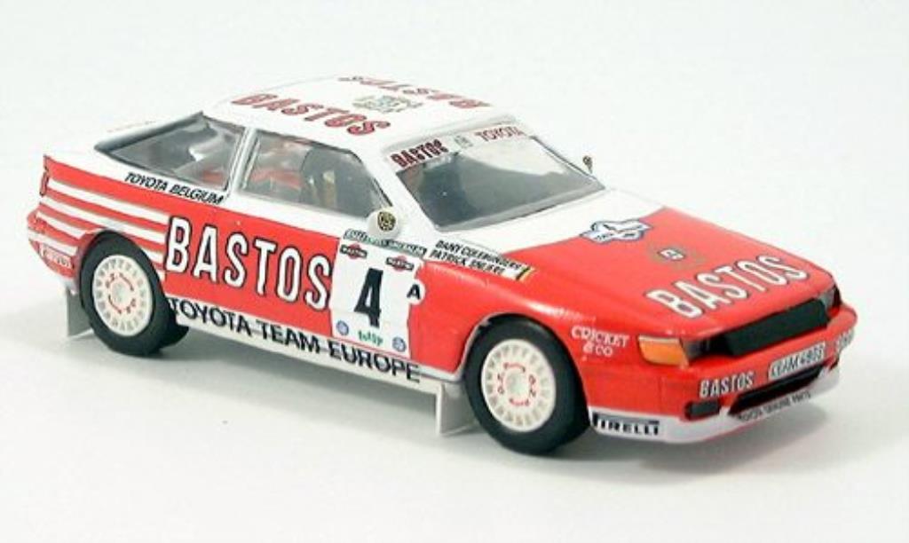 Toyota Celica GT4 1/43 Trofeu GT4 No.4 Bastos modellino in miniatura