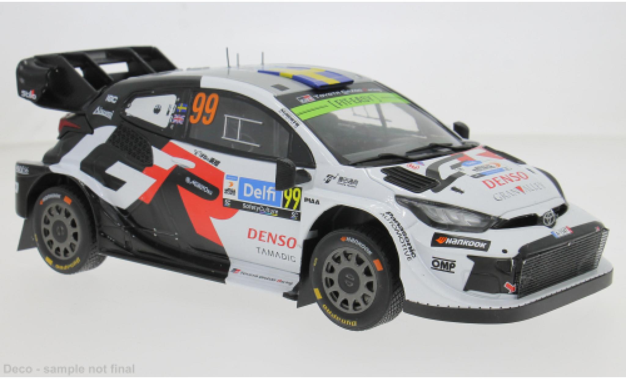 Toyota Yaris 1/18 IXO GR Rally1 Rally Estonia 2025 #99 O.Solberg/E.Edmondson 1:18 modellini auto