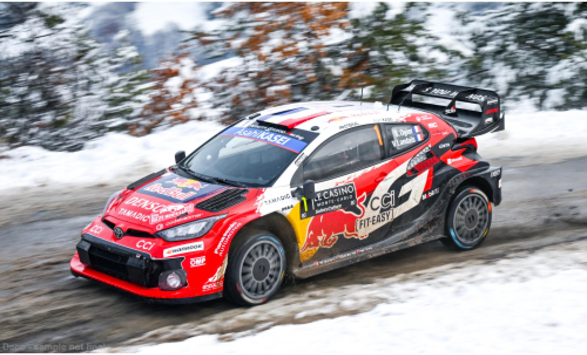 Toyota Yaris 1/18 IXO GR Rally1 Rallye Monte Carlo 2026 #1 S.Ogier/V.Landais 1:18 modellino in miniatura