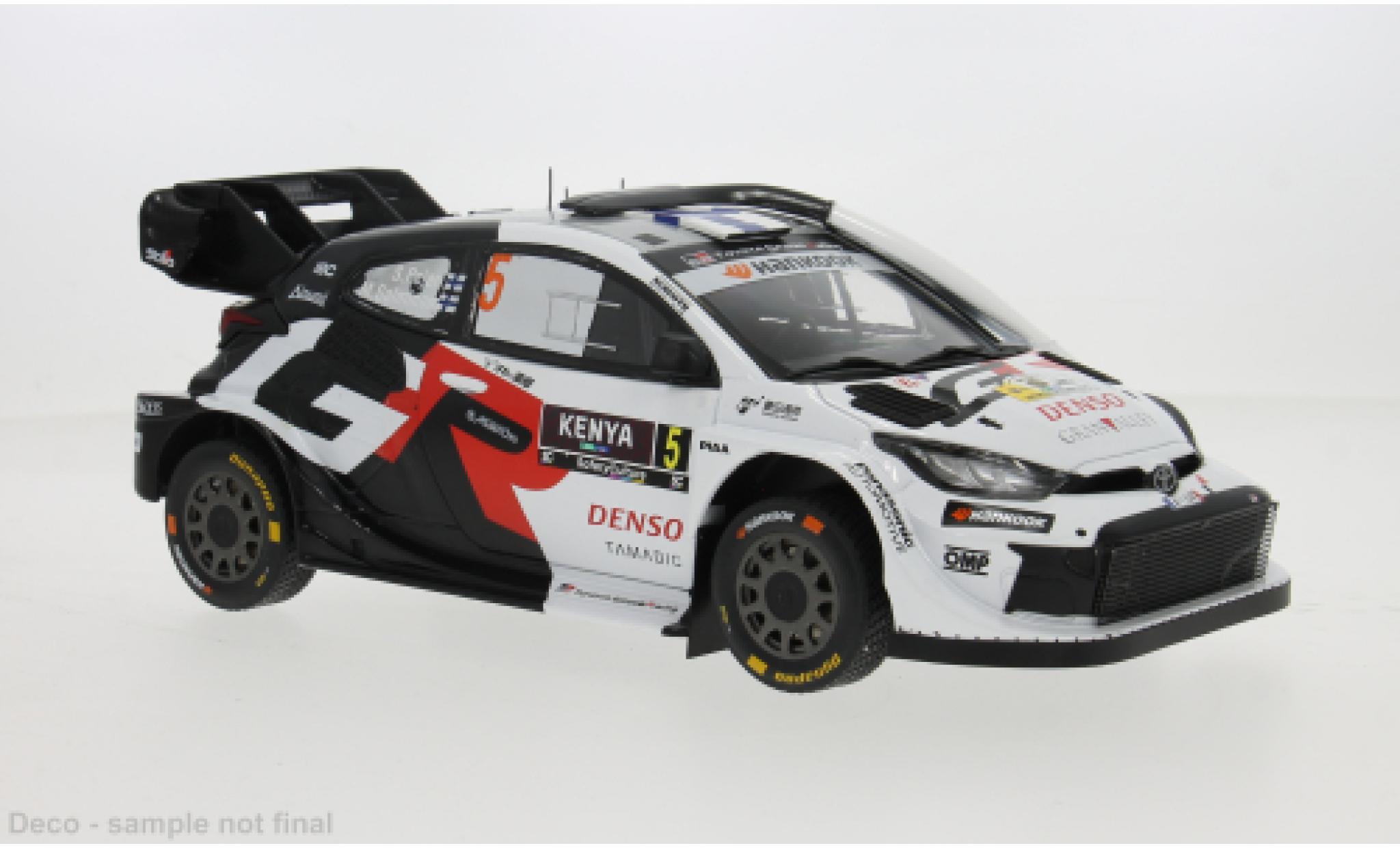 Toyota Yaris 1/18 IXO GR Rally1 Safari Rallye Kenia 2025 #5 S.Pajari/M.Salminen 1:18 modellino in miniatura