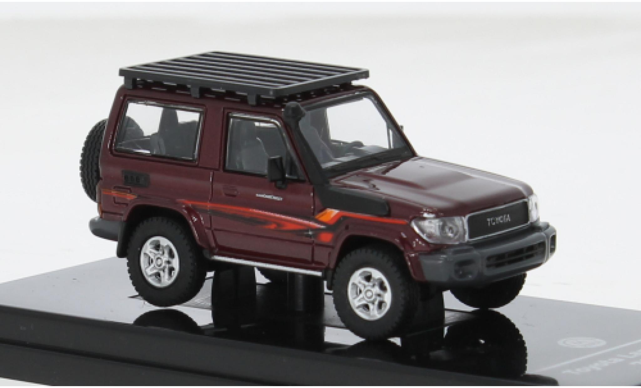 Toyota Land Cruiser 1/64 Para64 L rot 1:64 modellino in miniatura