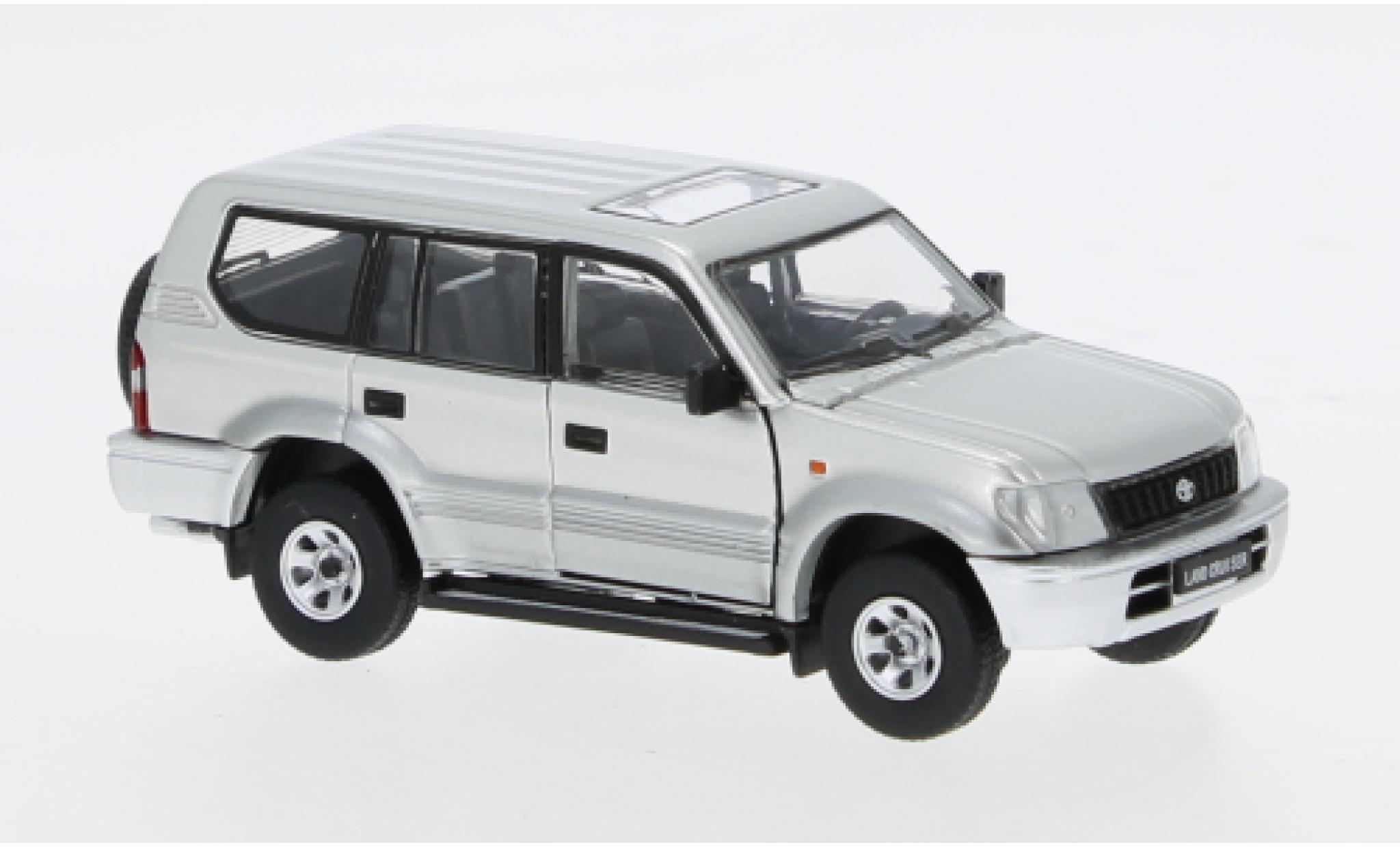 Toyota Land Cruiser 1/64 BM Creations L silber 1:64 modellino in miniatura