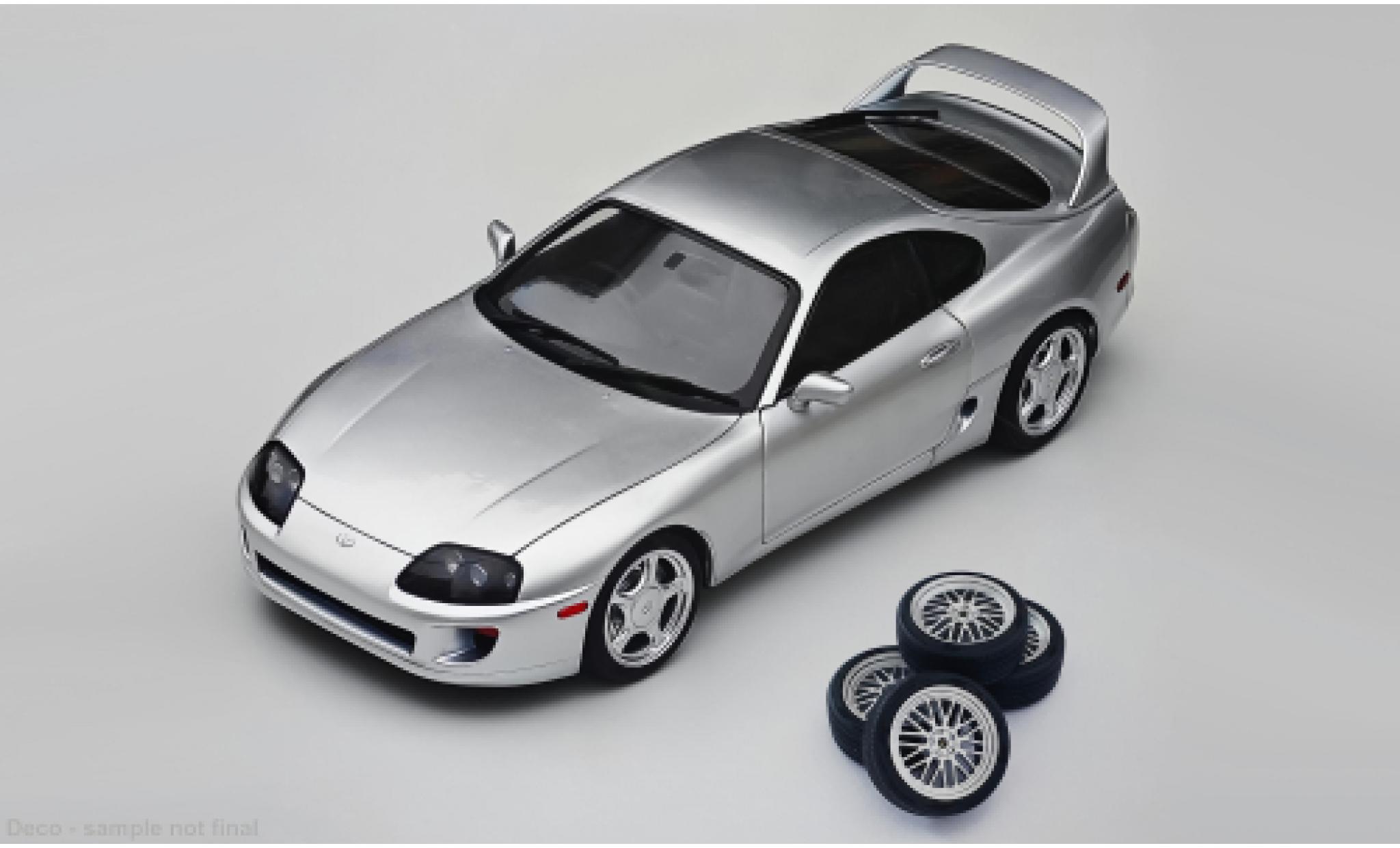 Toyota Supra 1/18 WhelArt A80 silber 1992 1:18 modellino in miniatura
